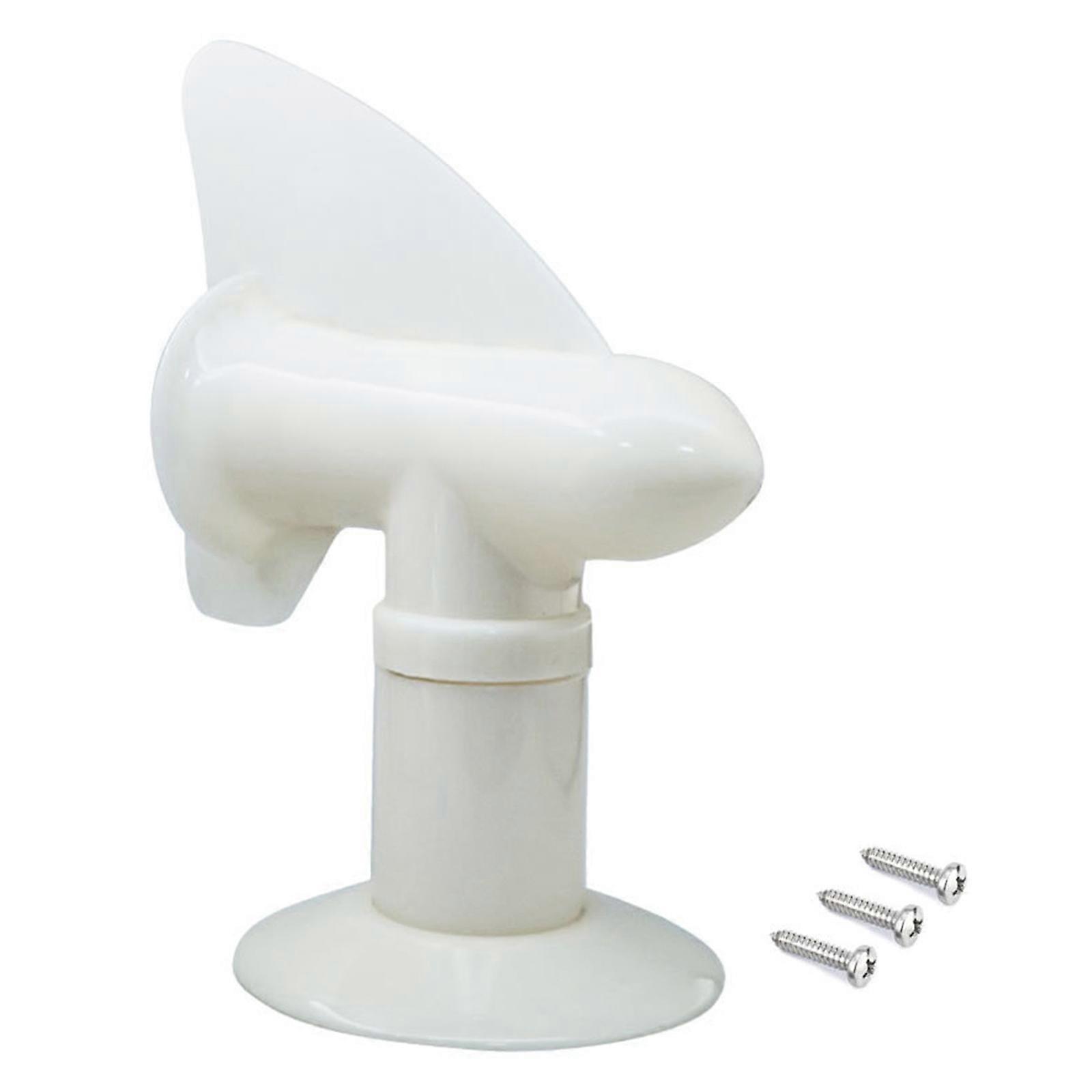 Leak Proof RVs Sewer Ventilation System 360 Degree Siphon RVs Vent Self Rotating Cap Suitable for RVs Waste Tanks  White