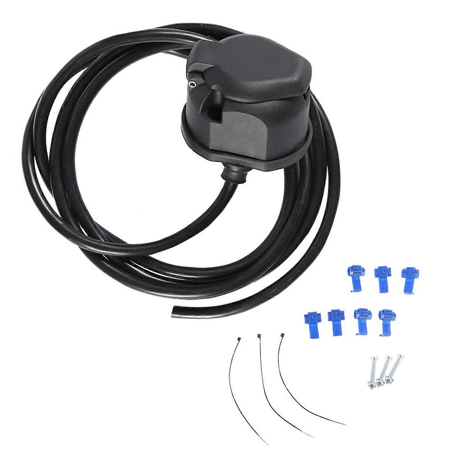 12V 13 Pin Trailer Plug Universal 13Pole Electrical Caravans Wiring Connector Towing Bar Socket Adapter Multicolor