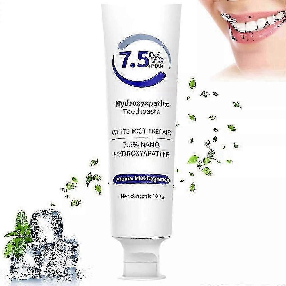 Hydroxyapatite Toothpaste for Enamel Protection,Gentle Mint, Fresh Breath