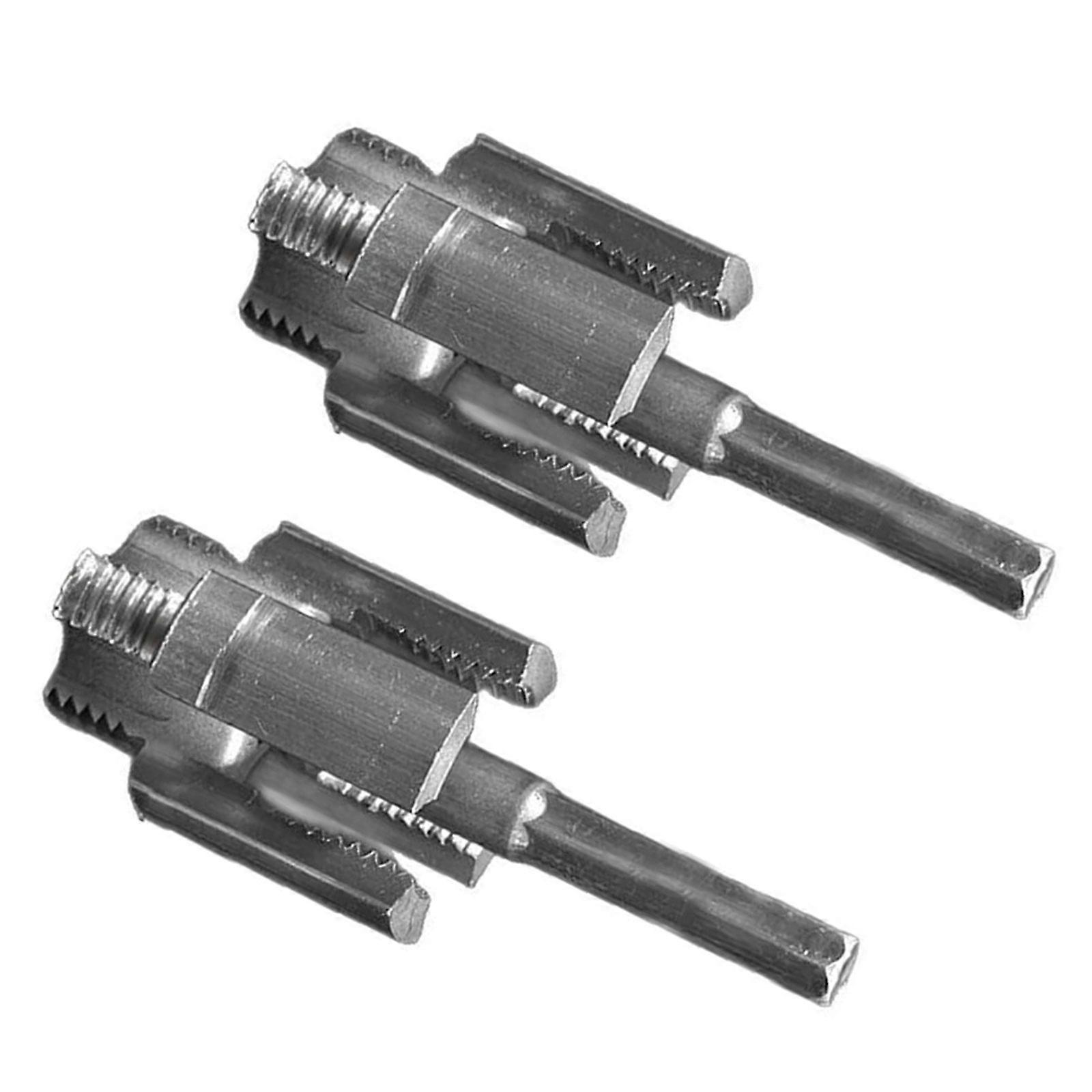 2Pieces Internal and External Water Pipe Threader Cutter Tool For 1/2" 3/4" PVC Plastic Pipe Plumbing Drilling Threading Multicolor