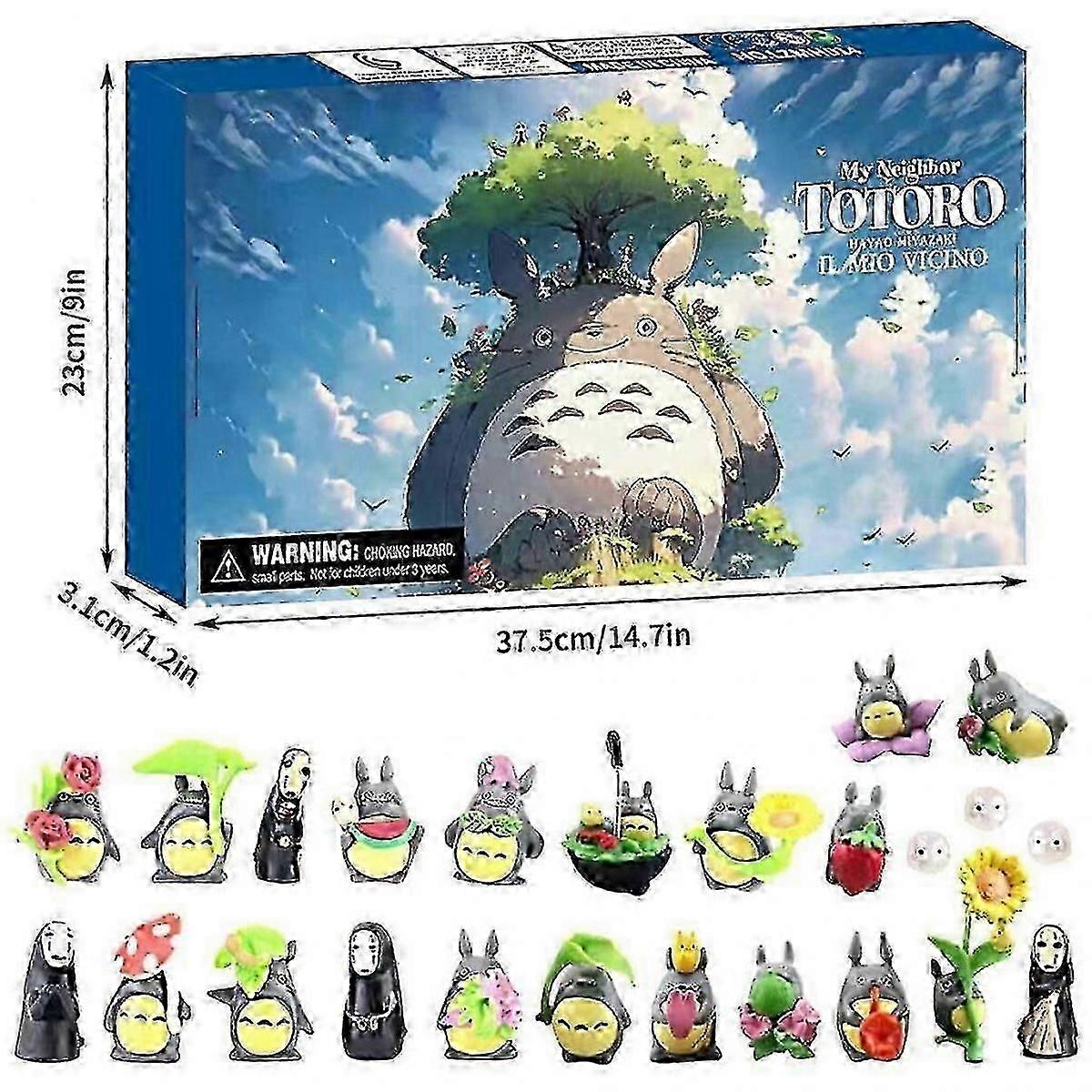 Exquisite Christmas Countdown Calendar, Totoro Doll Toy Advent Calendar for Kids_1