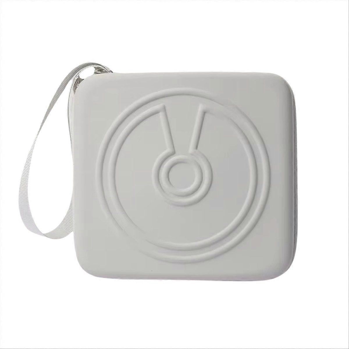 External Optical Drive + CD-ROM Storage Bag PU Multifunctional Storage Case Organizer Bag Grey