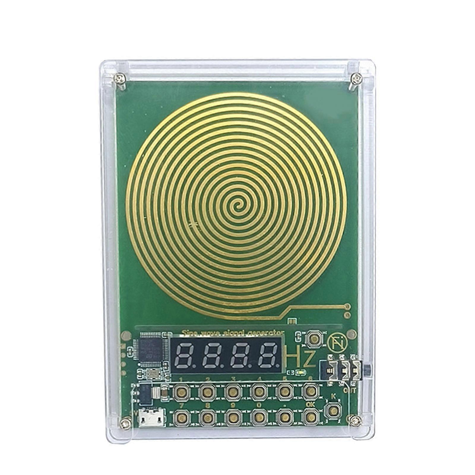 Adjustable Schumann Waves Generator Plugs and Play Gold Plate Connectors Strong Antiinterference Crystal Oscillator Multicolor