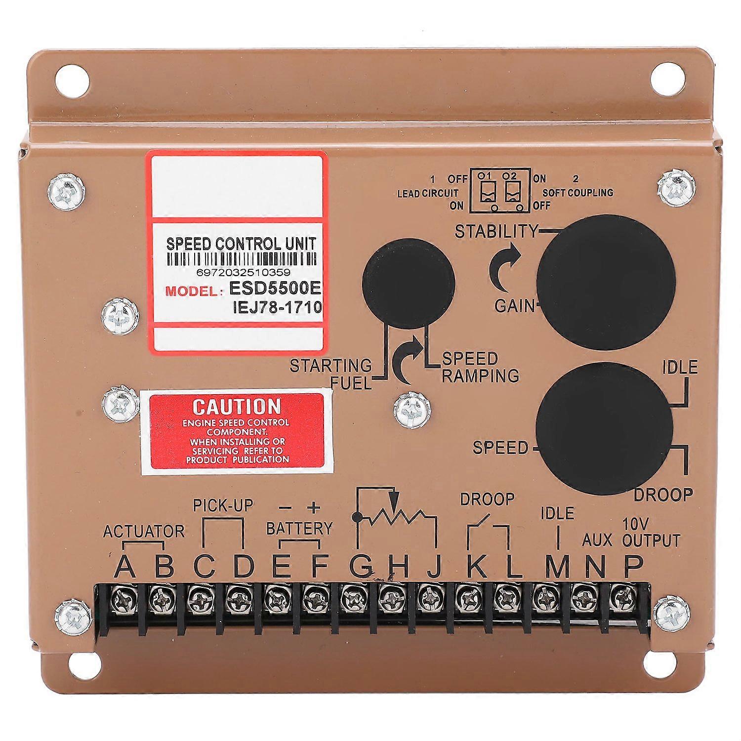 Engine Speed Regulator Generator Electronic Control Module Genset Parts ESD5500e DC 12V/24V