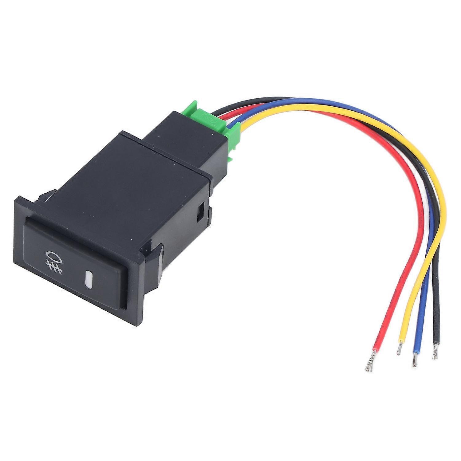 Foglight Switch ABS LED Fog Light Lamp Harness 12V Accessory for Car Modification