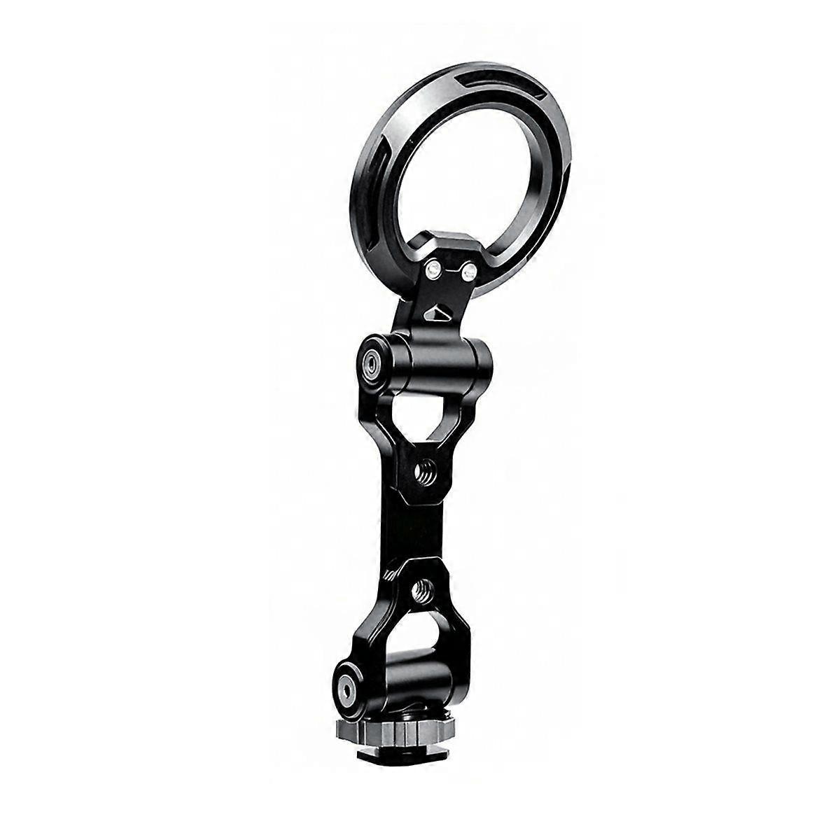 Magnetic Phone Holder Tripod Mount with 1/4inch Cold Shoe Camera Adapter for 16-12 Camera Tripod Mo