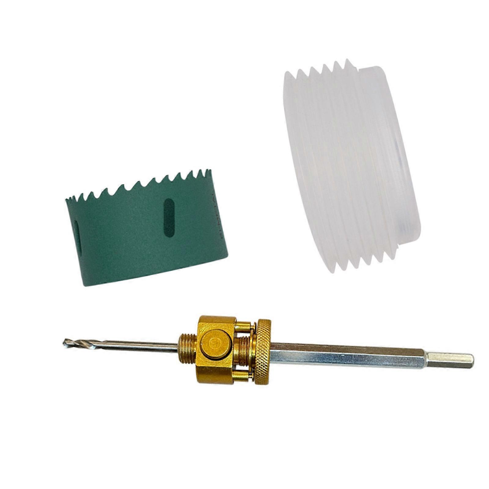 Pack of 3 High Speed  Drill Bits for Metal Drywall Ceiling with Quick Core Removal System Multicolor