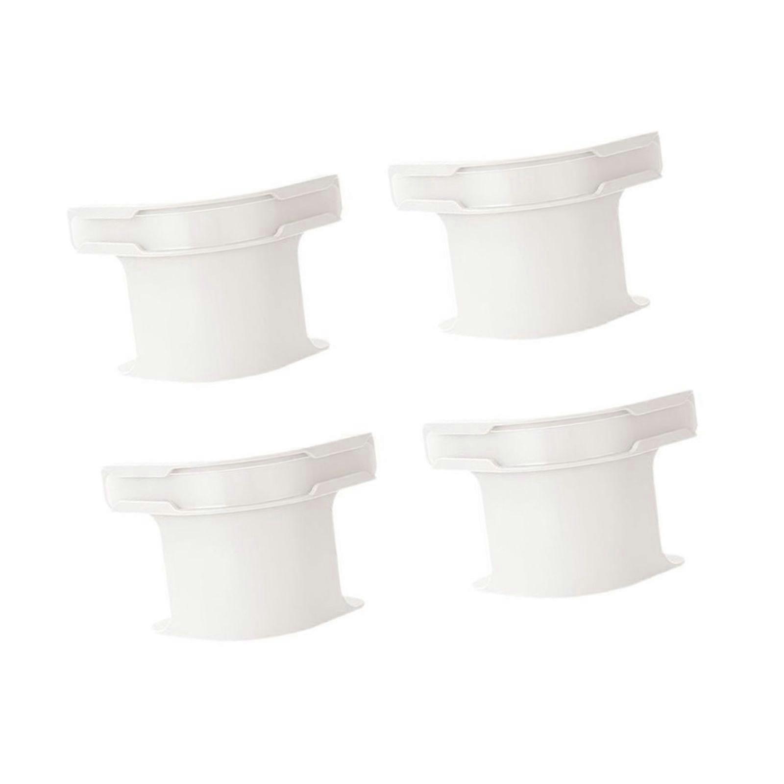 4pcs Bed Sheet Strap Bed Sheet Stabilizers Clip with NoPins Need for Secure and Tidyness Bedding at Homes or Dorm  White