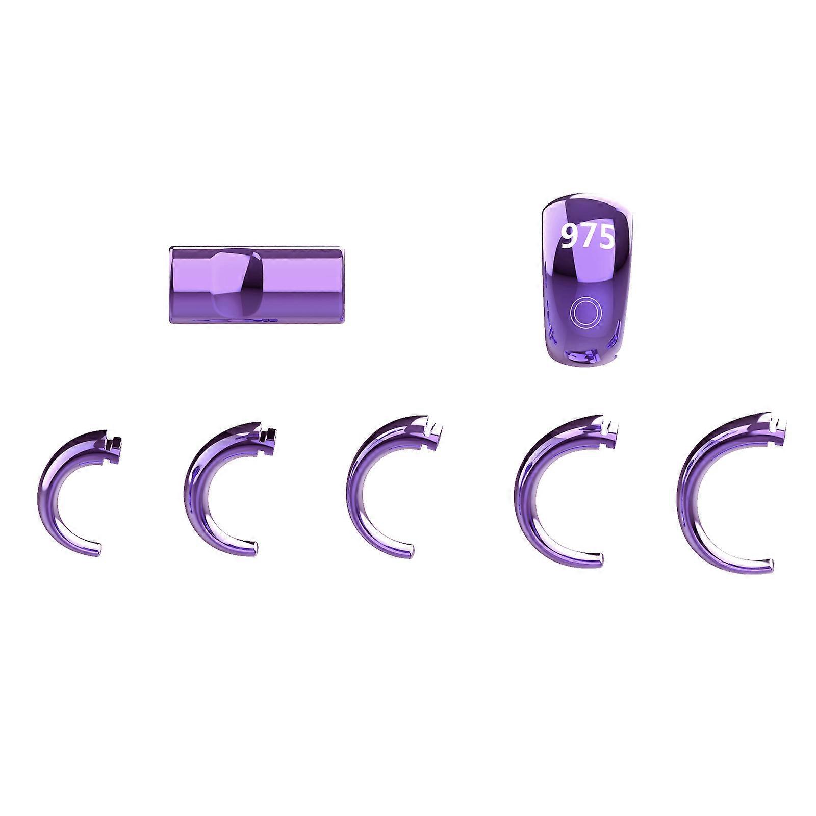 Multifunctional Intelligent Rings For Meditate Counting Waterproof Tally Counter Adjustable Size APP Connect Wearable  Purple