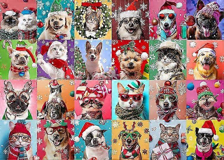 Weihnachts-Adventskalender – Countdown-Puzzle mit Tiermotiven bis 2025