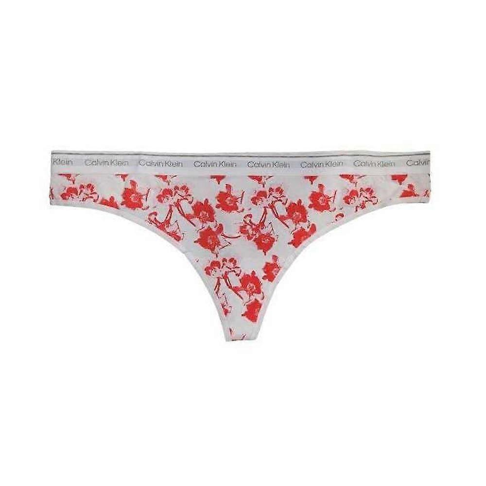Calvin Klein Dames/Dames Bloemenlogo String