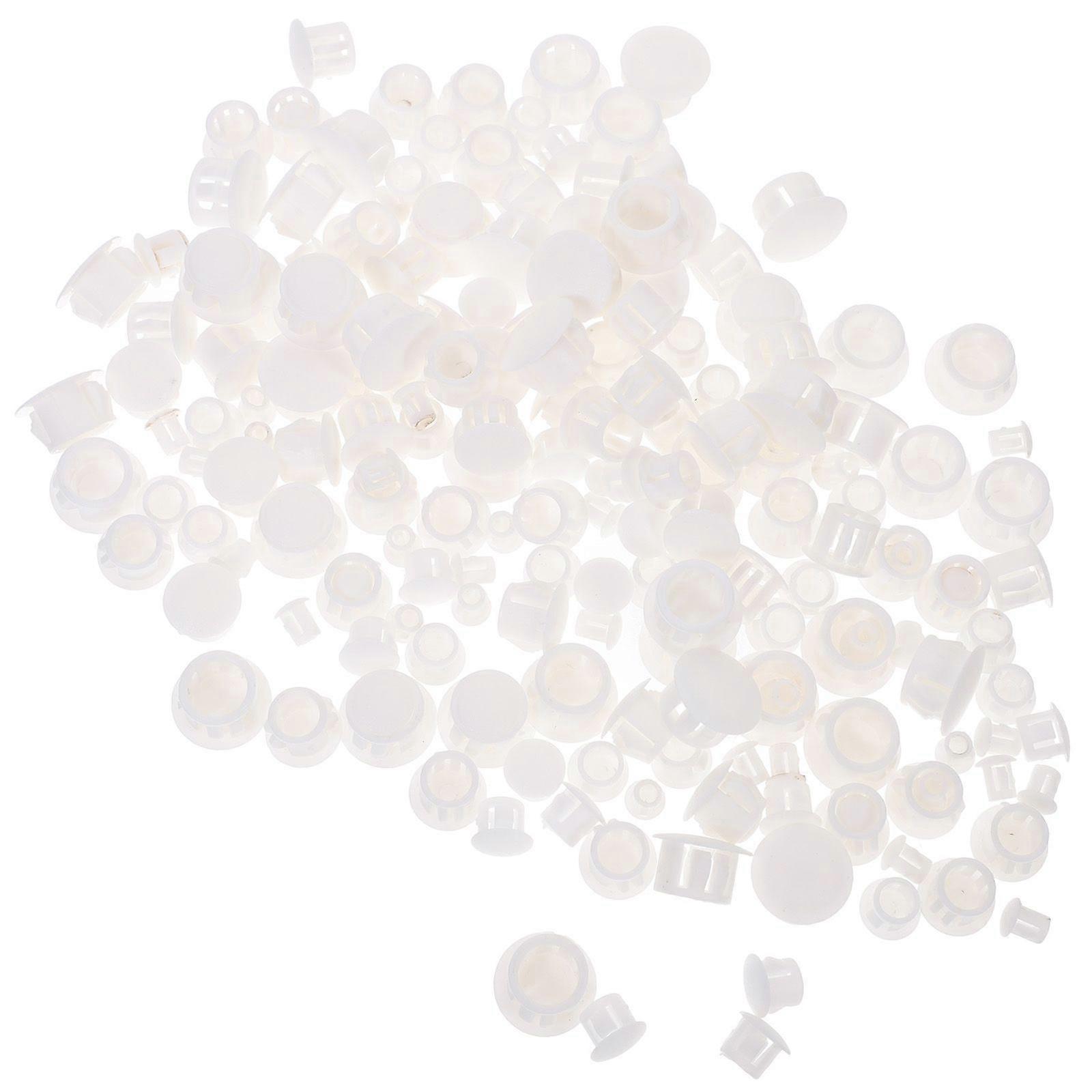 200 stk låsehullplugger møbelhullplugger plastskap hullplugger