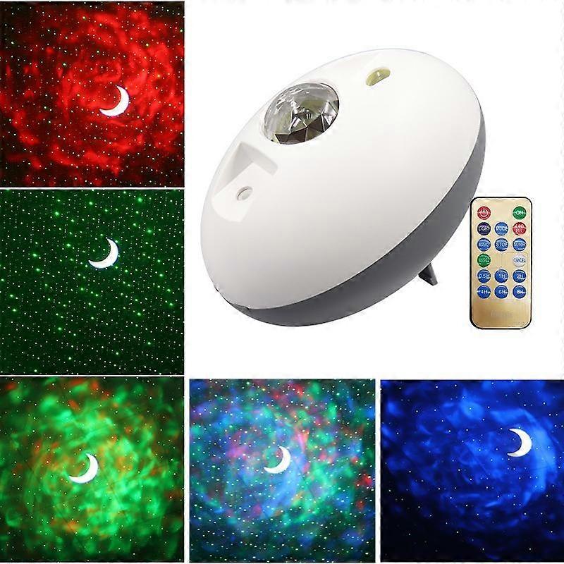 Elliptical Starry Projection Lamp With Remote Control
