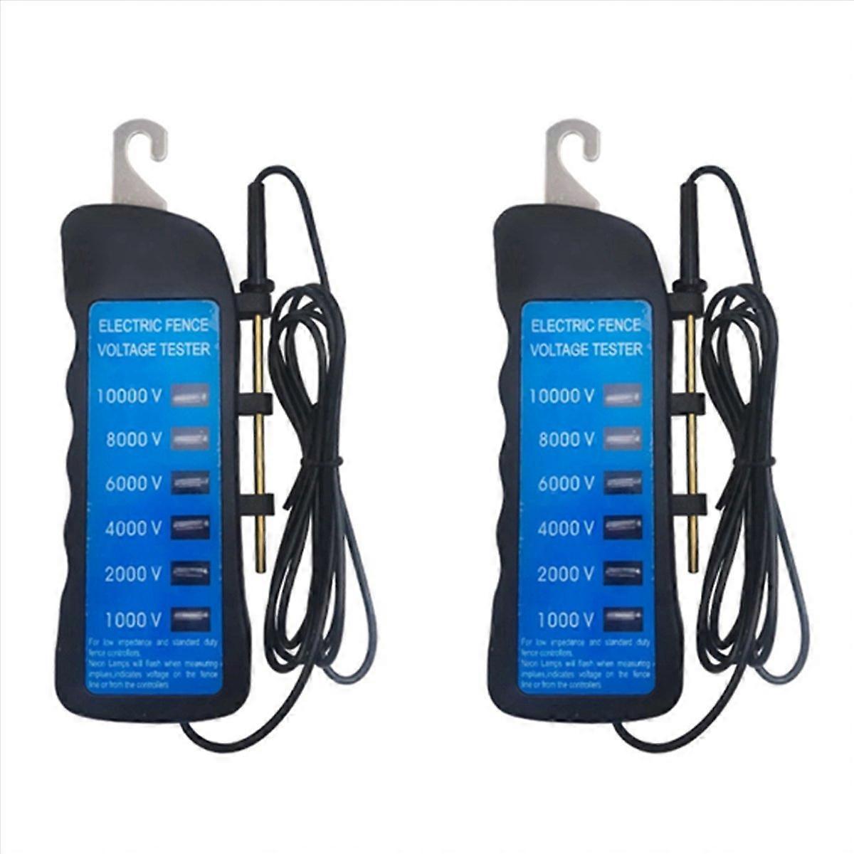 2X Ranch Fence Voltage Tester 1000V Electronic Fence Voltage Tester,Yard Fencing Tester