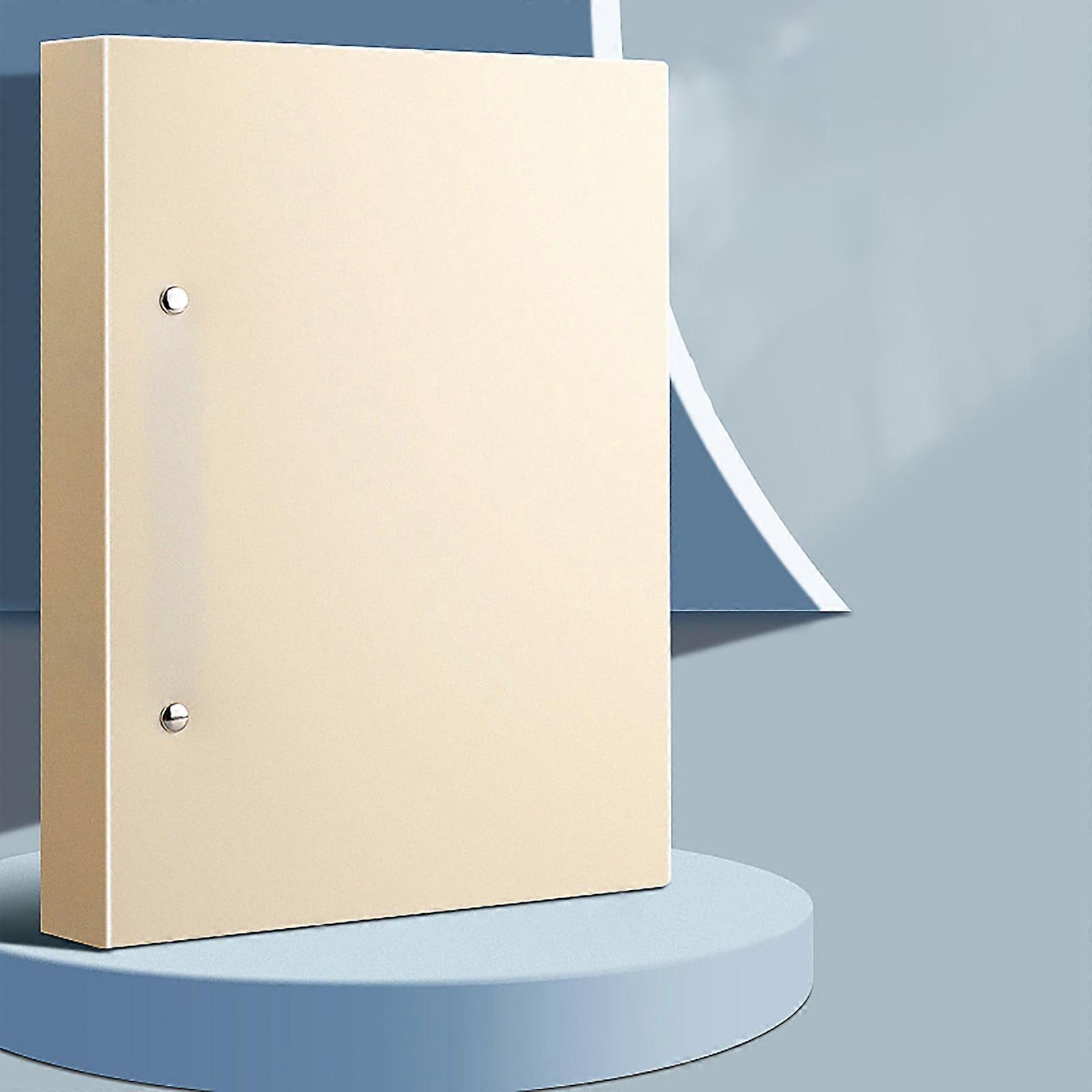 A4 4-Ring Accordion File Organizer, Compatible with Office, Craft, Stationery, Transparent Insert Folder for Test Papers & Flipcharts