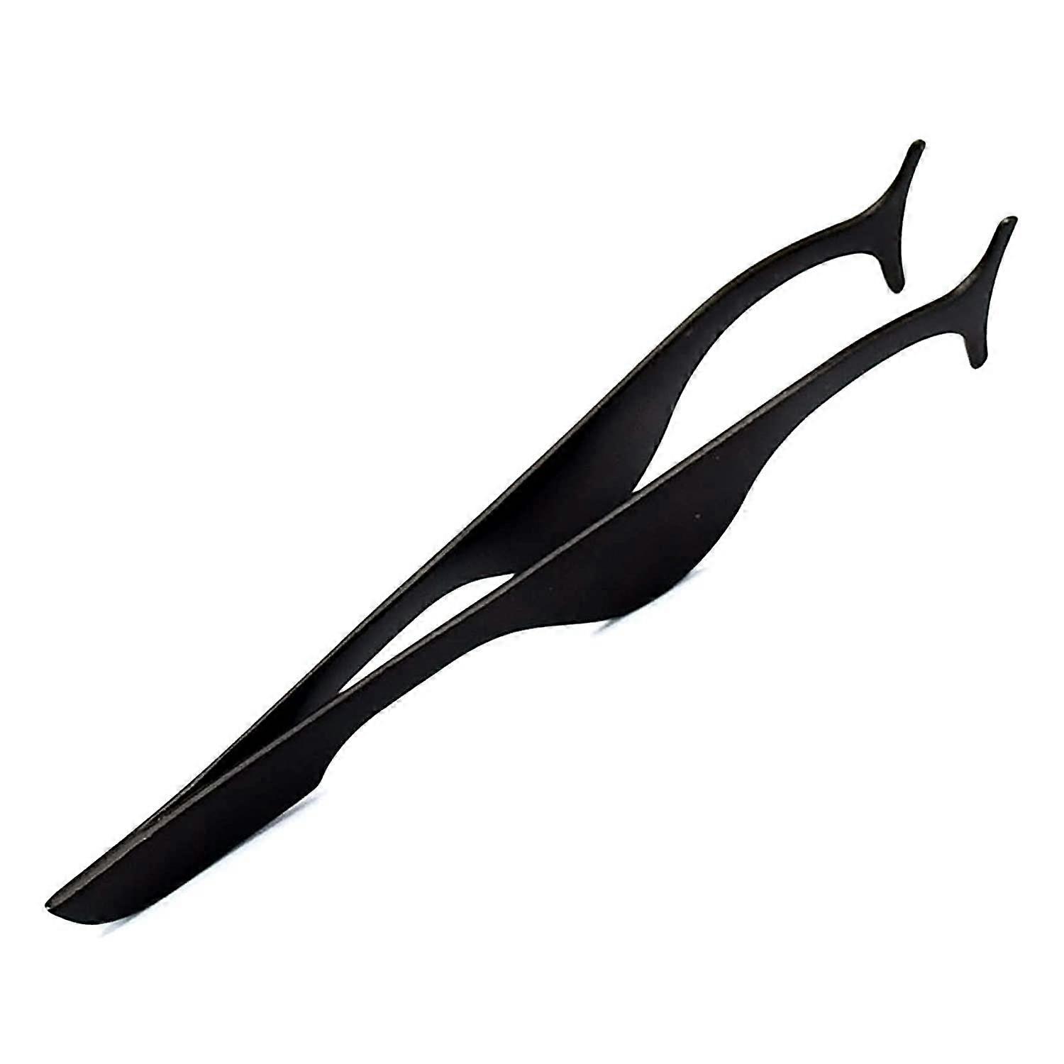 False Eyelash Applicator Tool Stainless Steel Eyelash Tweezers with Ergonomic Grip for Precise Application