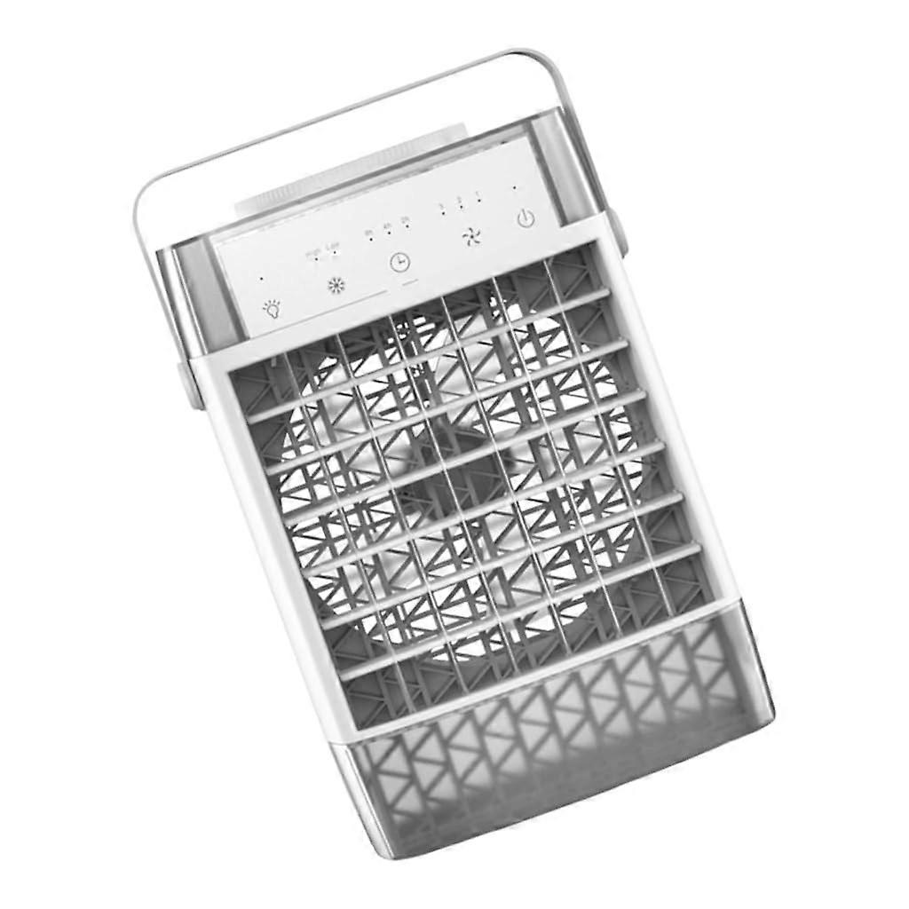 Portable Air Conditioner Cooling Fan with LED Light for Home Office Desk Use