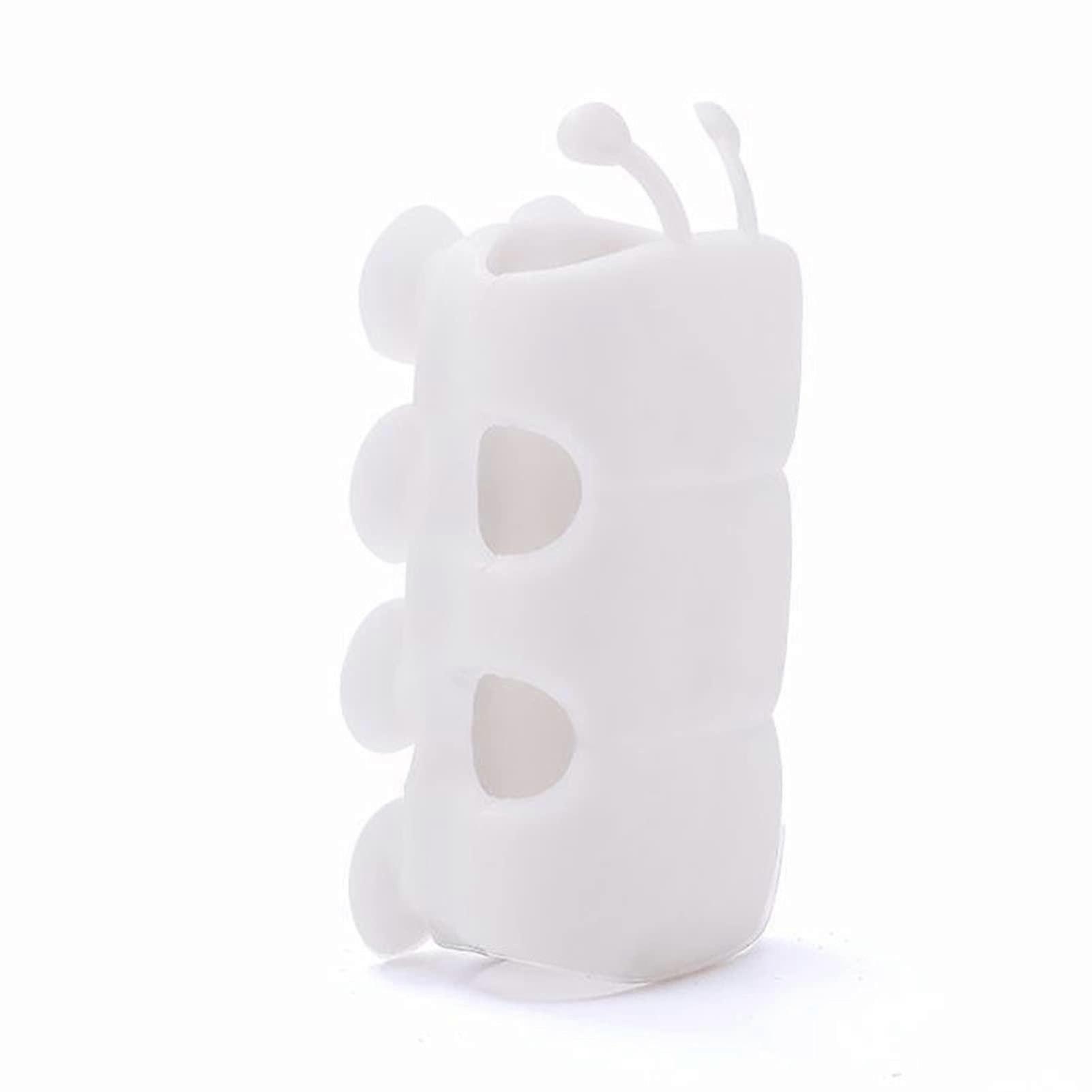 Adjustable Suction Cup Shower Head Holder with NoDrill Installation and Strong Grip White