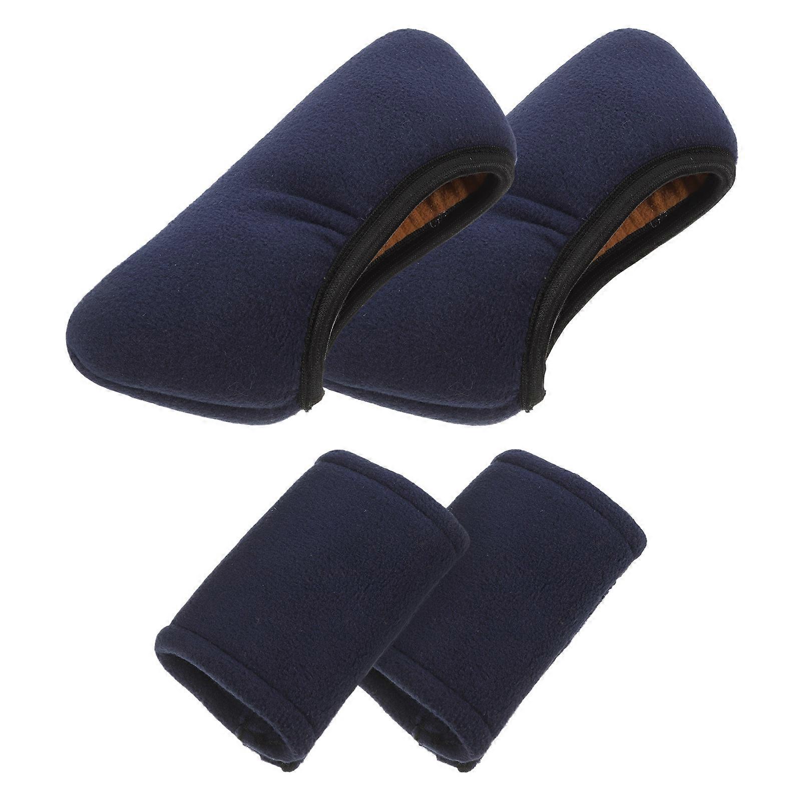 Comfortable Blue Crutch Pads for Underarm Support 1Set Hand Covers