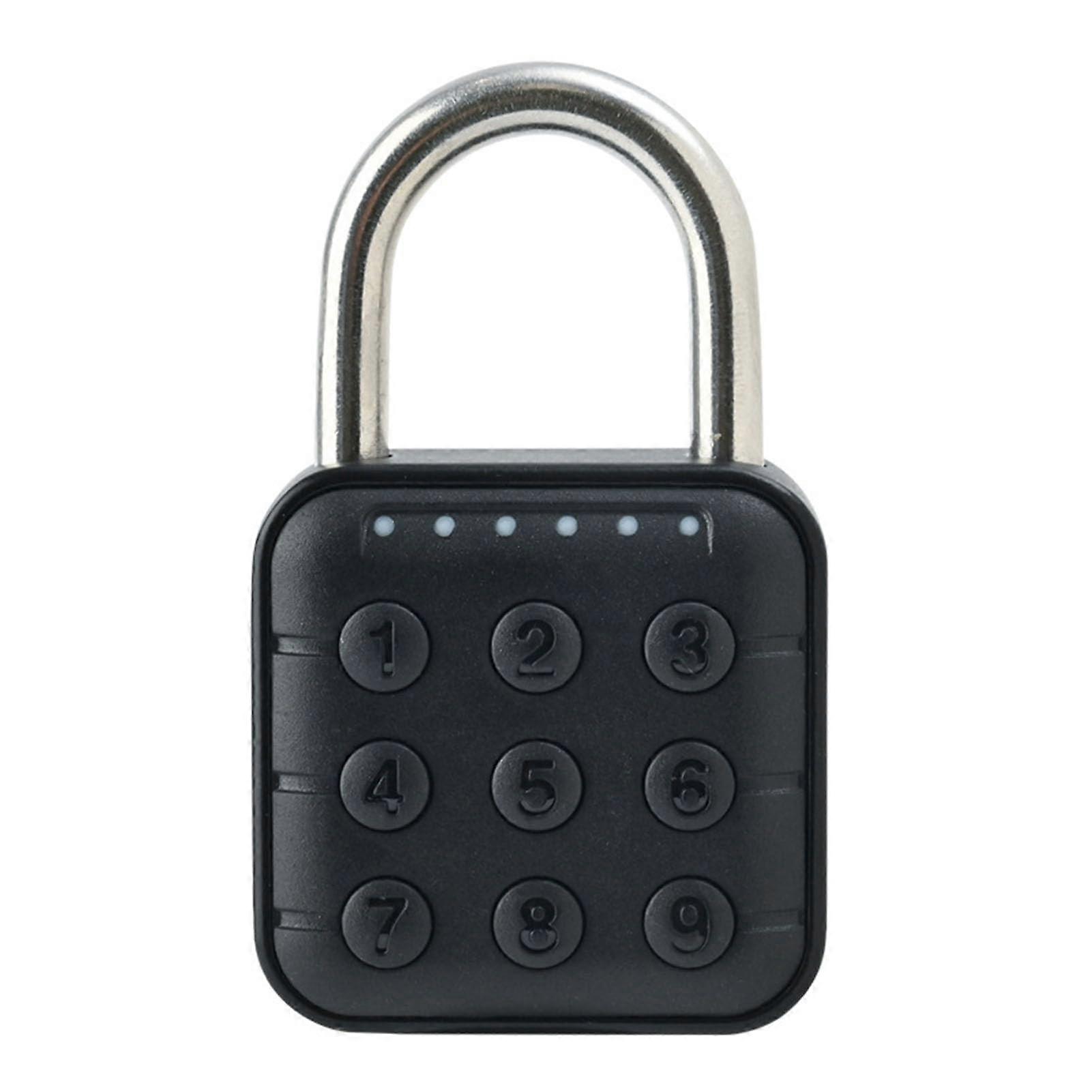 Electronic Combination Padlock 6Digit Password Lock Waterproof for Luggage, Locker, Cabinet, Toolbox, Suitcase
