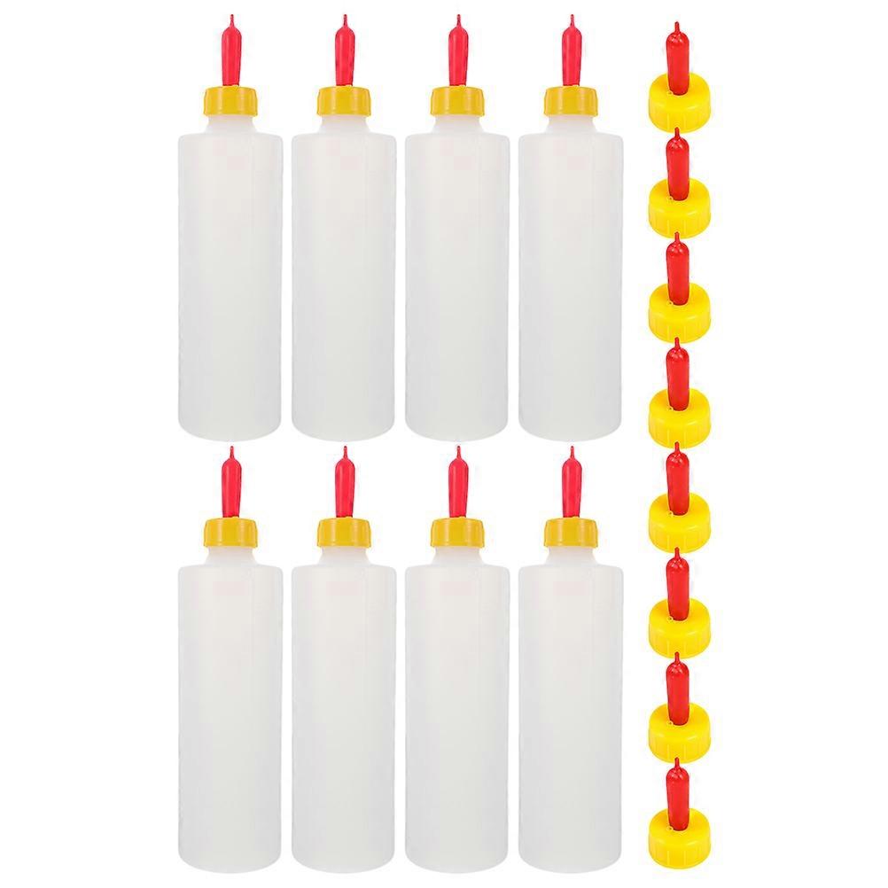 Animal Feeding Bottles Lamb Milk Feeder with Replace Pacifiers 3Sets PVC