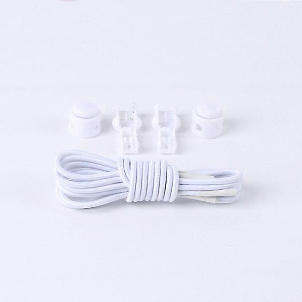 Smart Shoelaces with Drawstring - 1 meter White