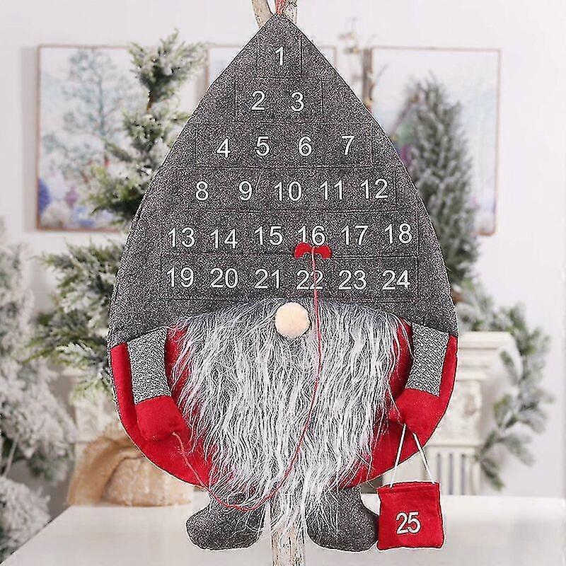 Christmas Countdown Decor with 25 Days Calendar Display