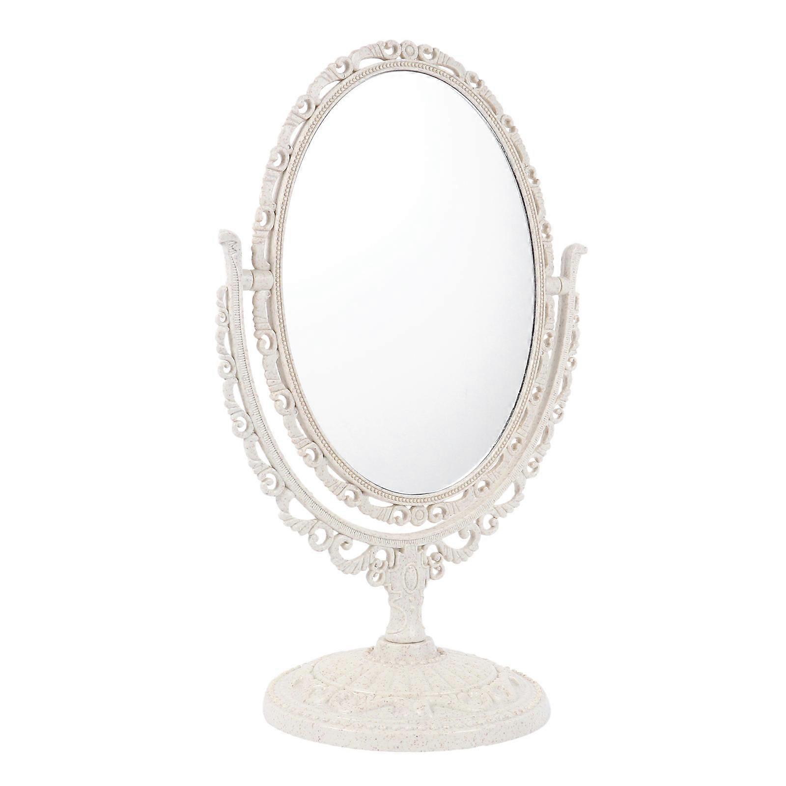 1Pc Vintage Dressing Mirror for Desktop Makeup