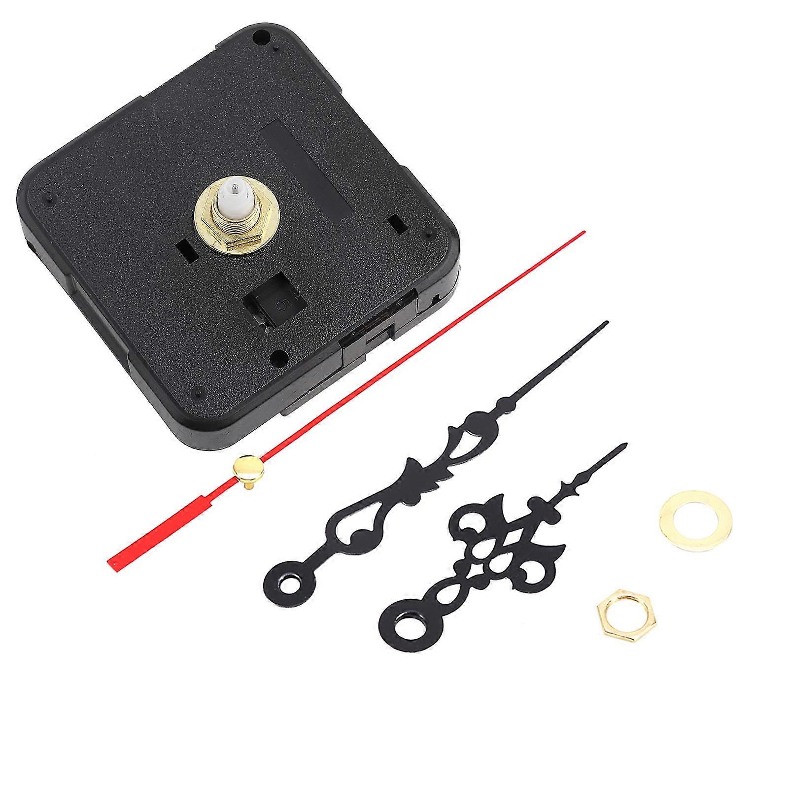 Mechanism Quartz Clock Movement, Black DIY Clock Movement with 3 Pointers