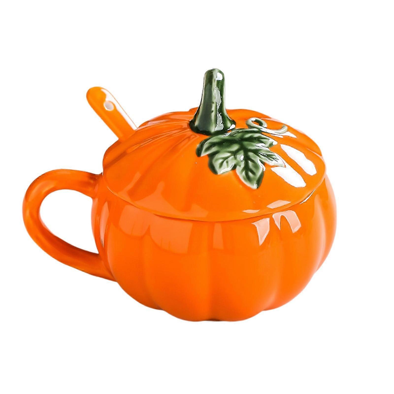 Ceramic Mug Halloween High Value Pumpkin Cup Coffee Cup With Lid