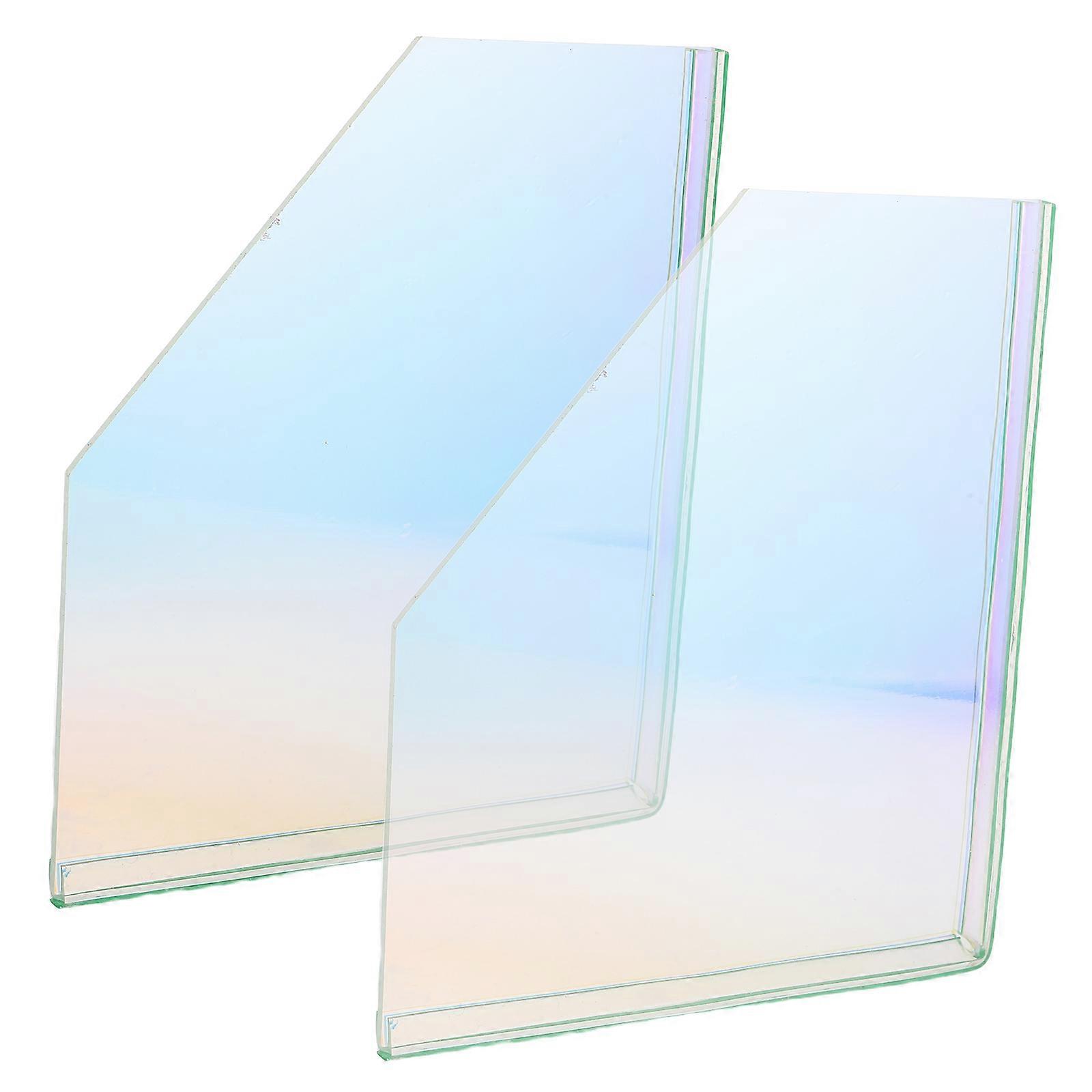 Splash Guard Acrylic Bathtub Splash Shield for Bathroom 1Pair