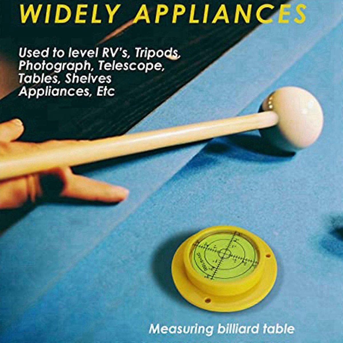 Round Bubble Level, 90X17mm High Precision Circular Spirit Level