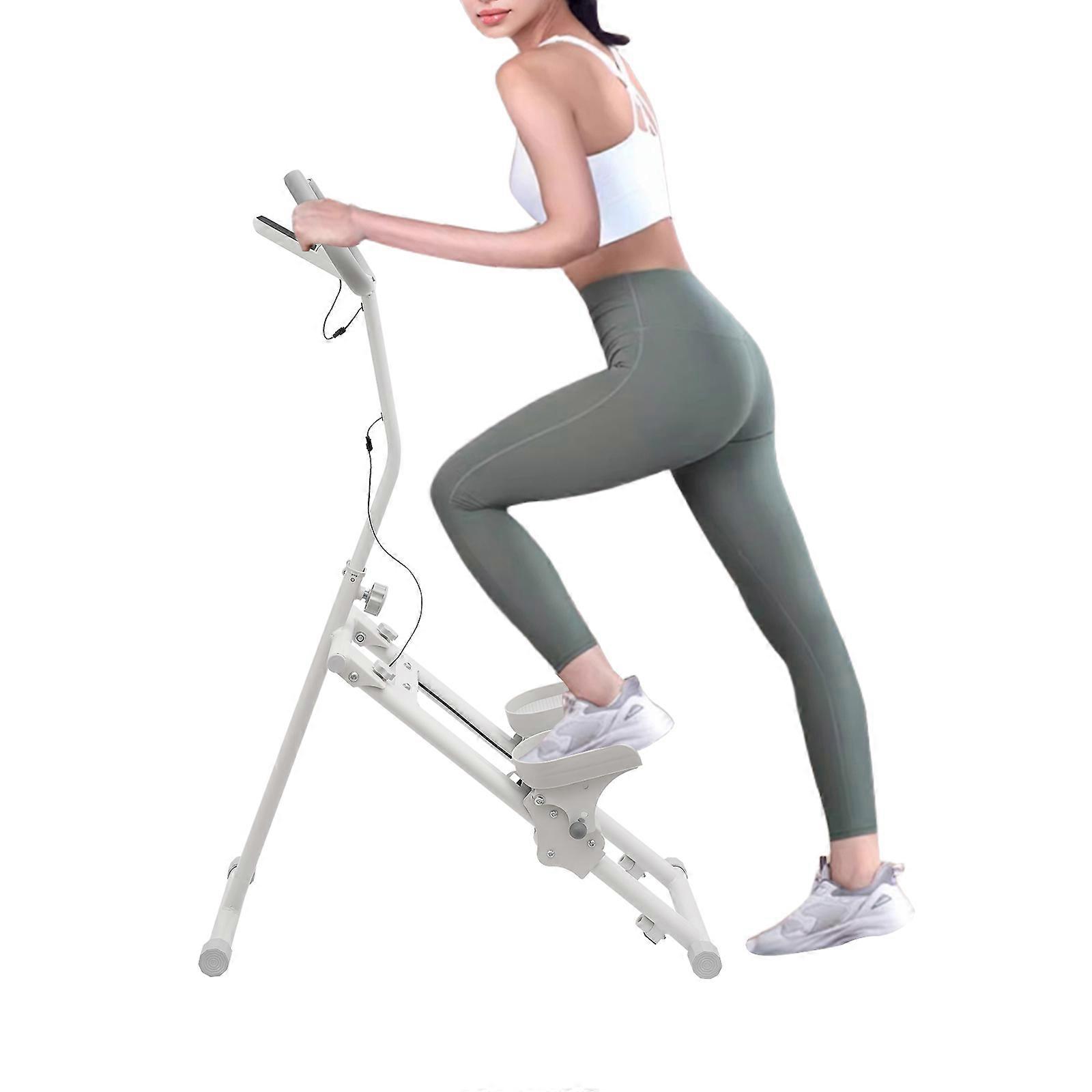 Home Climbing Stepper Machine Durable, Foldable, & Adjustable for Home Gym Workouts