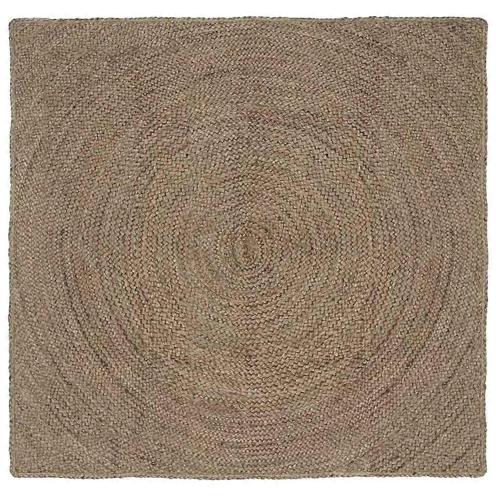 Bereichsteppiche Quadratisch Grau 160 x 160 cm Jute