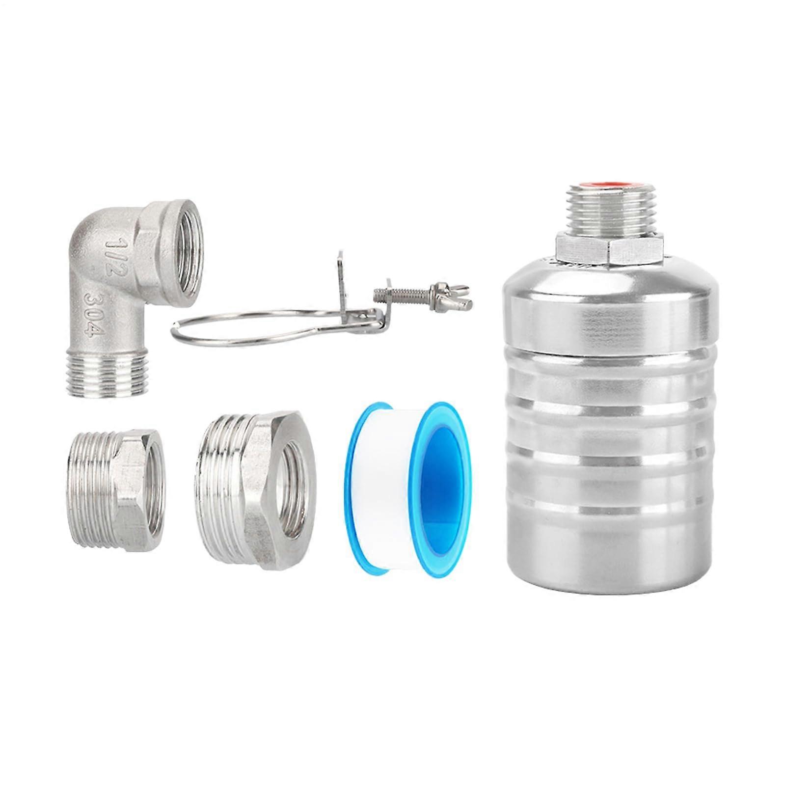 Water Float Valve Stainless Steel Automatic Water Control for Tank Pond Pool LeakProof Design