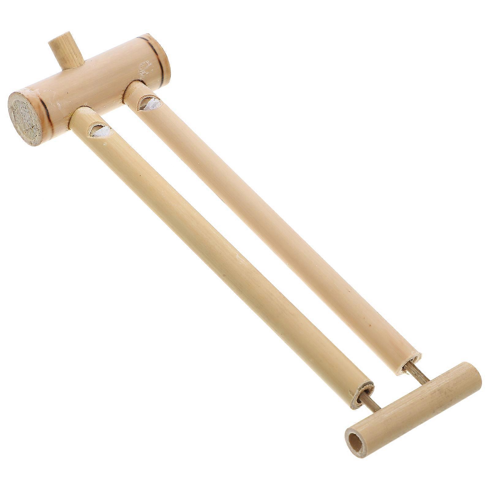 Bird Whistle Bamboo Slide Whistle for Playing Use 4Pcs Music Set