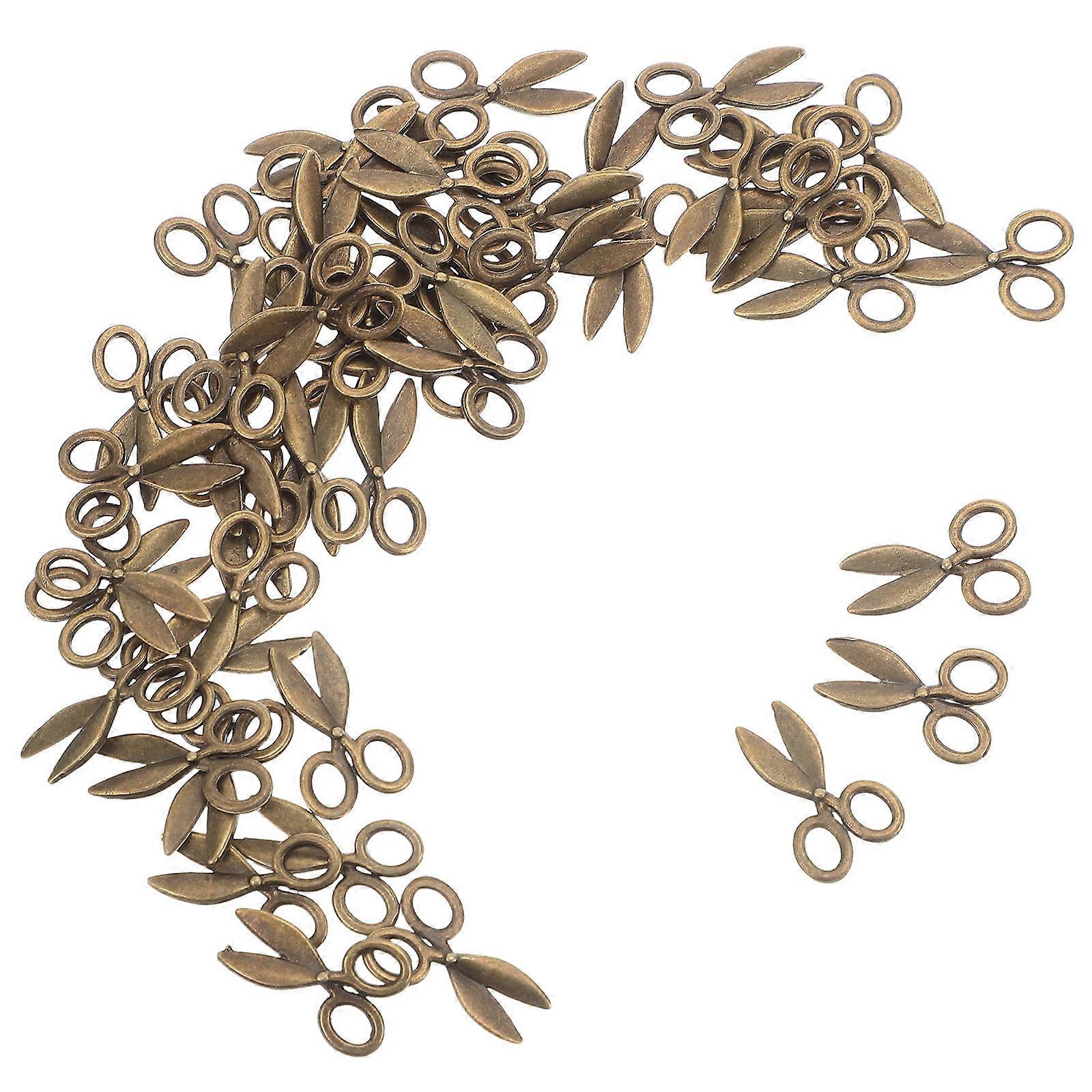 Alloy Mini Scissors for Dollhouse Sewing Projects 50Pcs