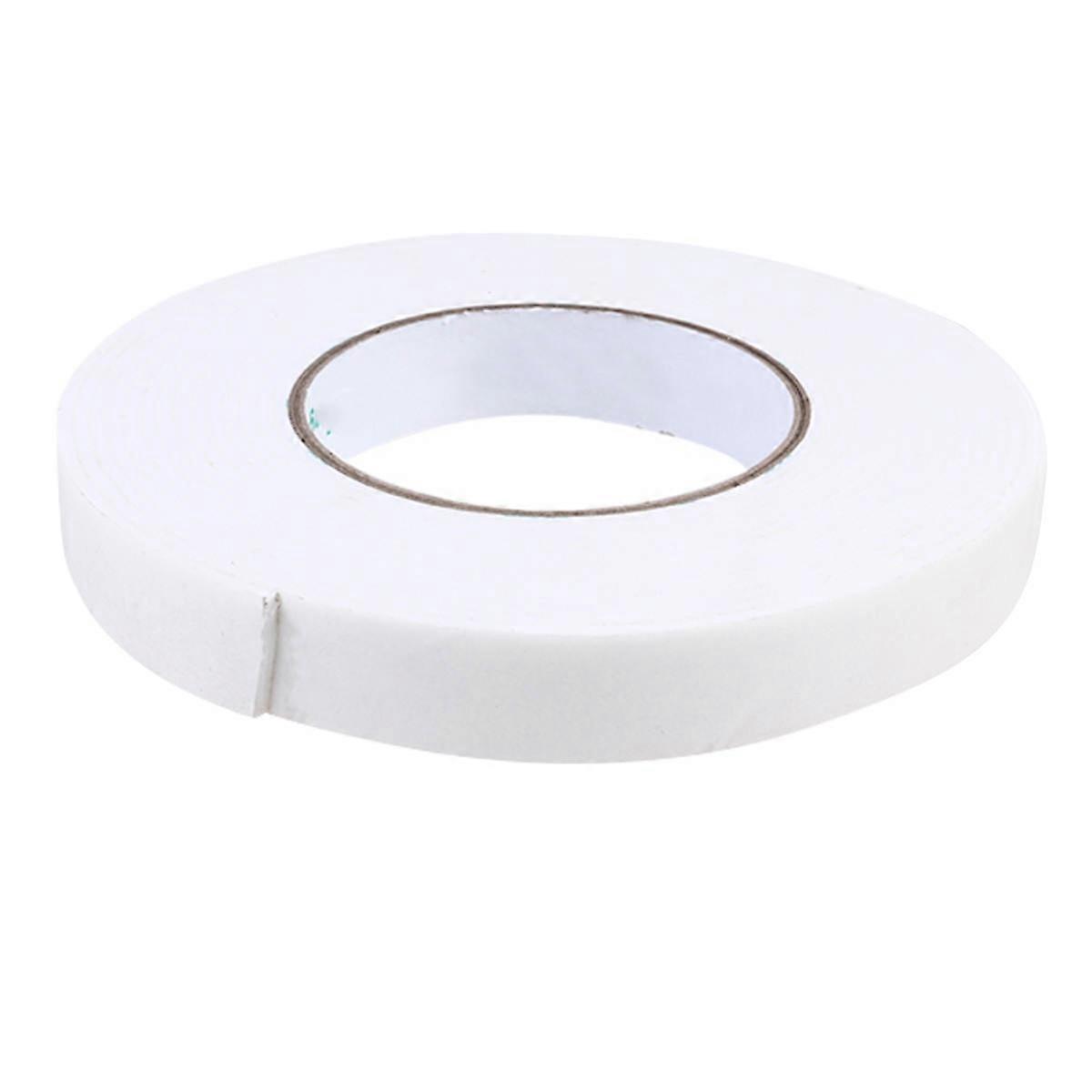 Temperature Resistance Double Sided Tape for Office Users 1cm Width White 6 Rolls