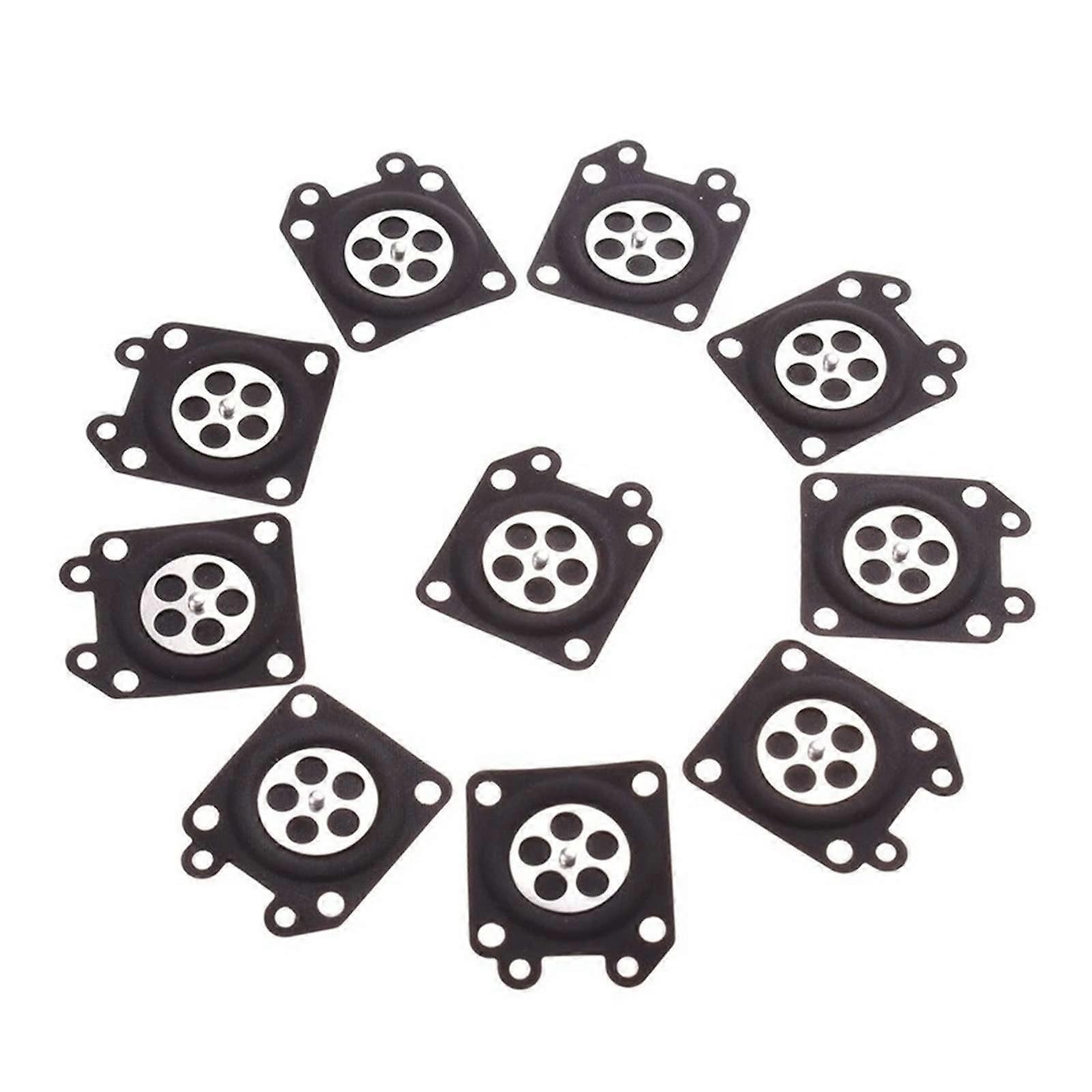 50 Pieces Carburetor Metering Diaphragm  Kit for Machinery, Stable Performance Easy Install