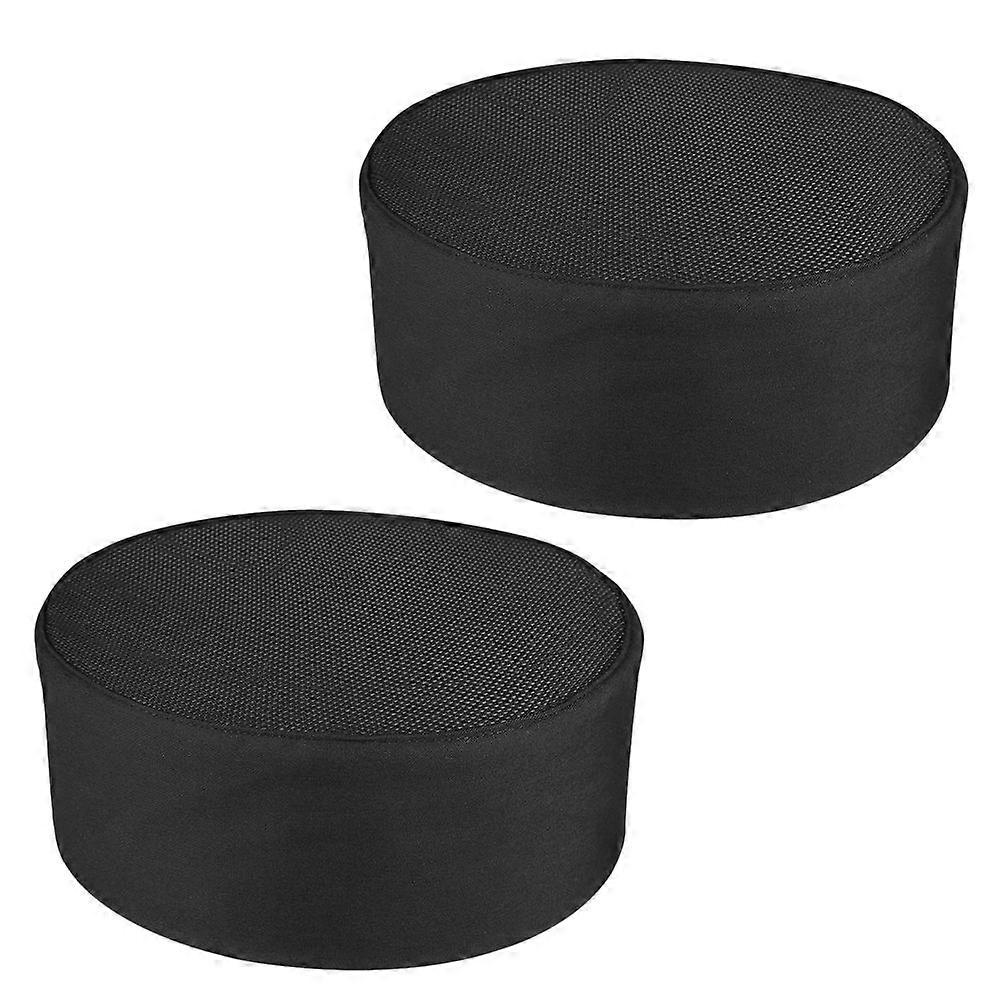 Unisex Chef Hat Combed Fabric Moisture Absorption Kitchen Cooking 2Pack