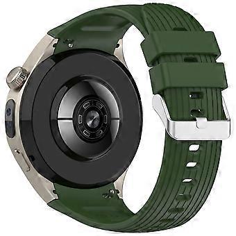 Cinturino di ricambio in silicone con motivo a strisce per Huawei Watch 5 42 mm