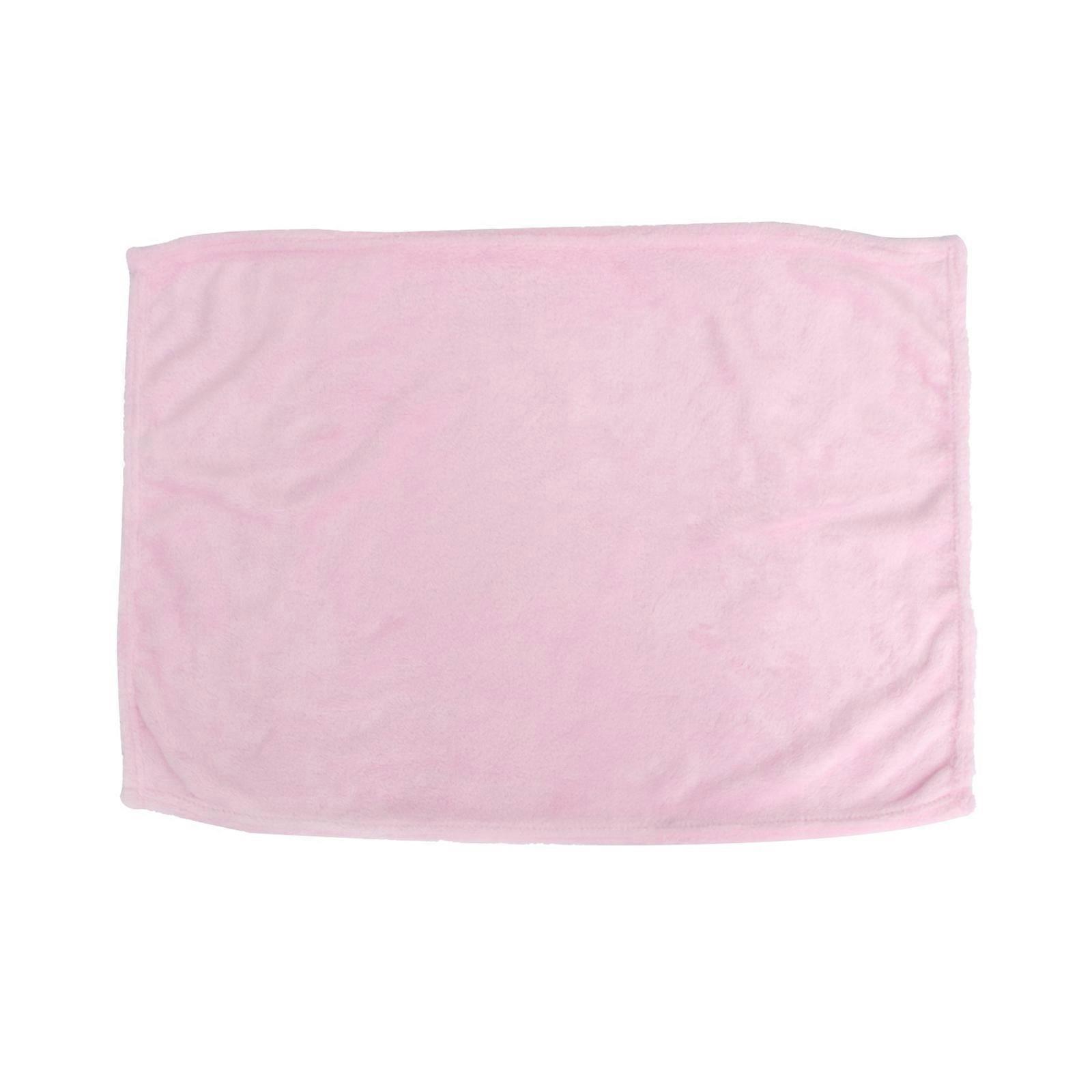 Pet Blanket Blanket for Warming Use Solid Pink Color