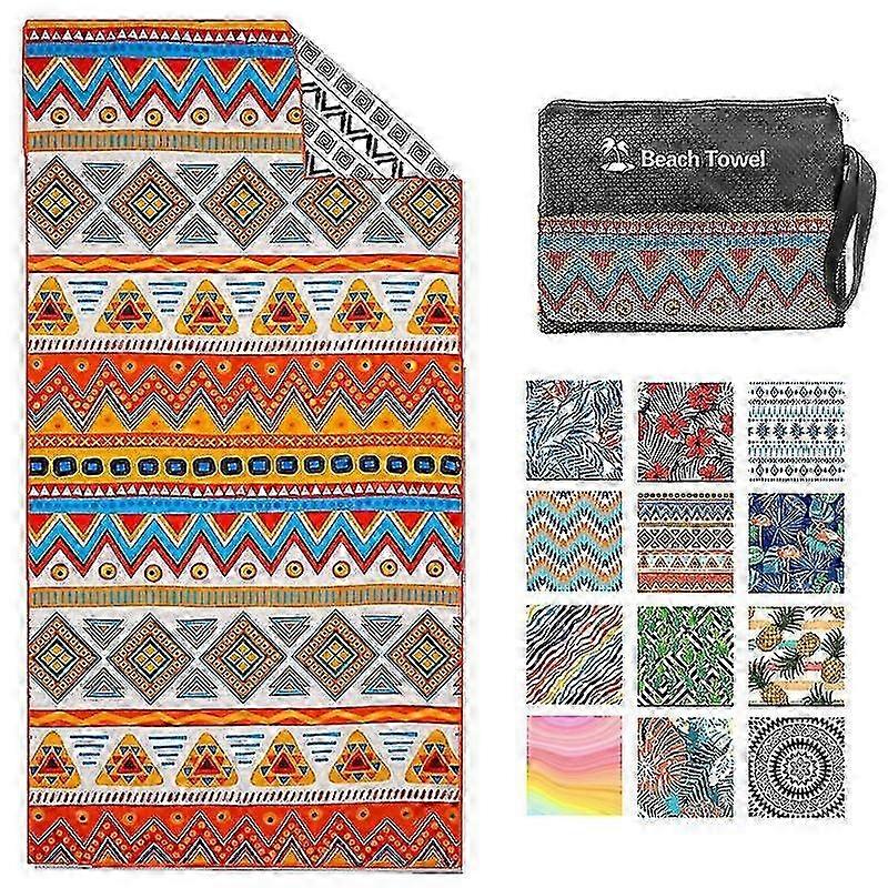 25-26 Microfiber Beach Towel Oversized Sand Free Lightweight And Quick Drying Microfiber Towel