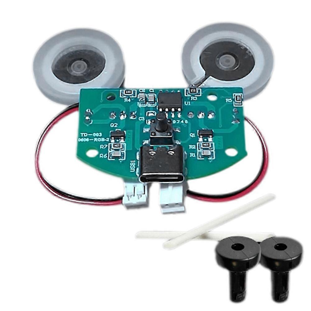 Dual USB Humidifier Atomizer Module Dual Control Board Dual Atomizer Driver Board Module, Set B