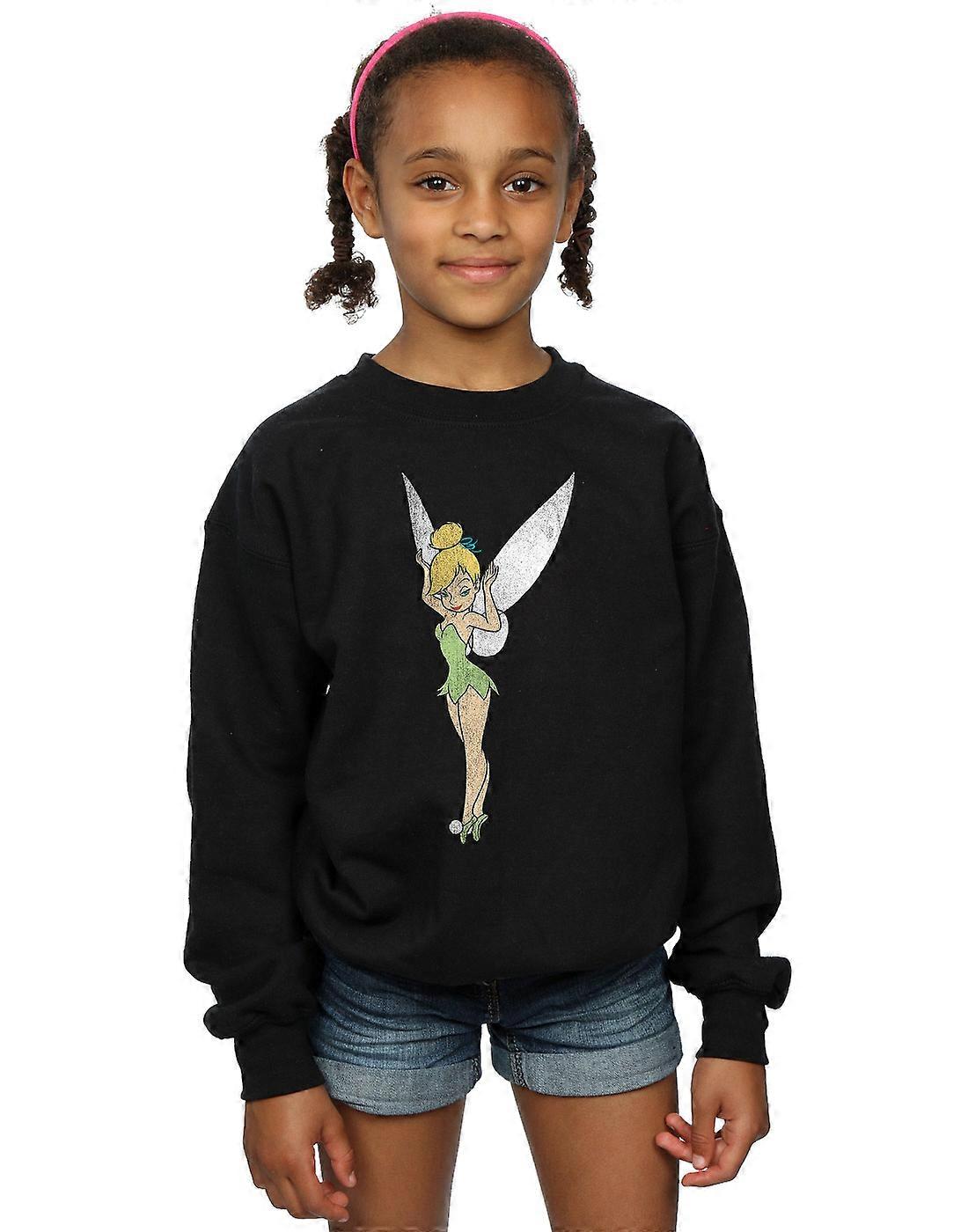 Disney Girls Peter Pan Classic Tinkerbell Sweatshirt