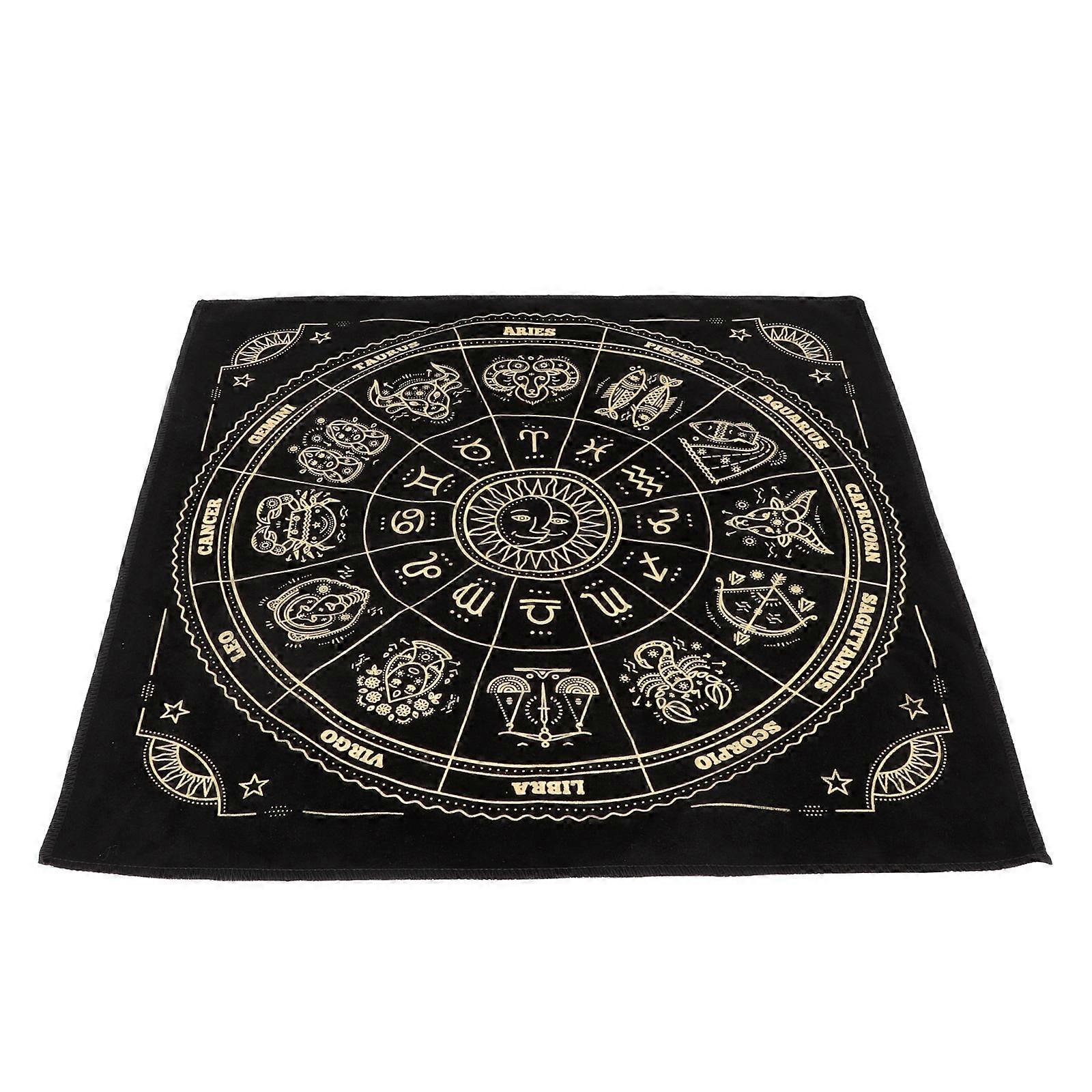 Tarot Tablecloth Multipurpose Decorative Cloth for Decoration 2Pcs Set