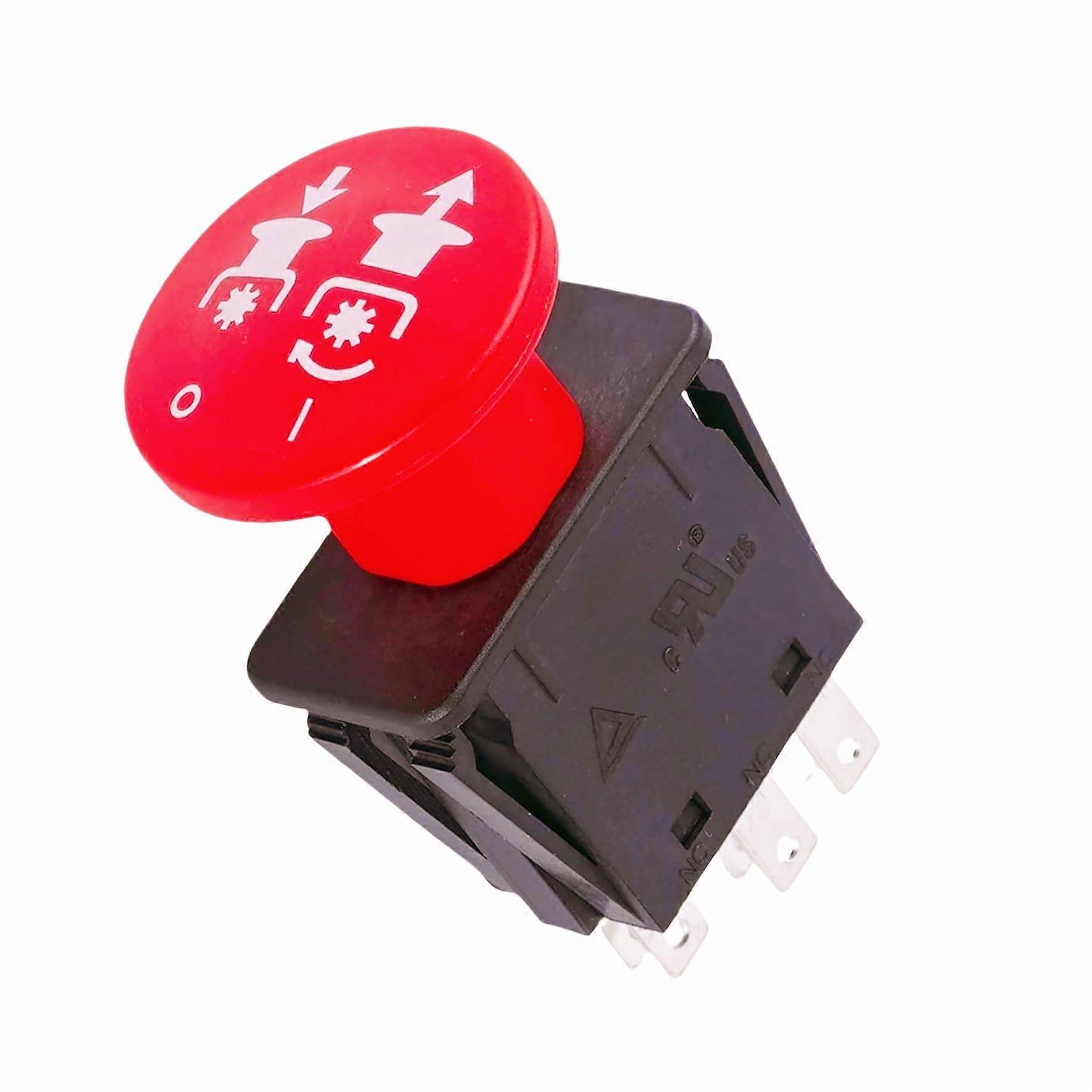 PTO Switch 8 Terminal PushPull Control 10AMP for Wright Stander Yazoo Bad Boy Bobcat