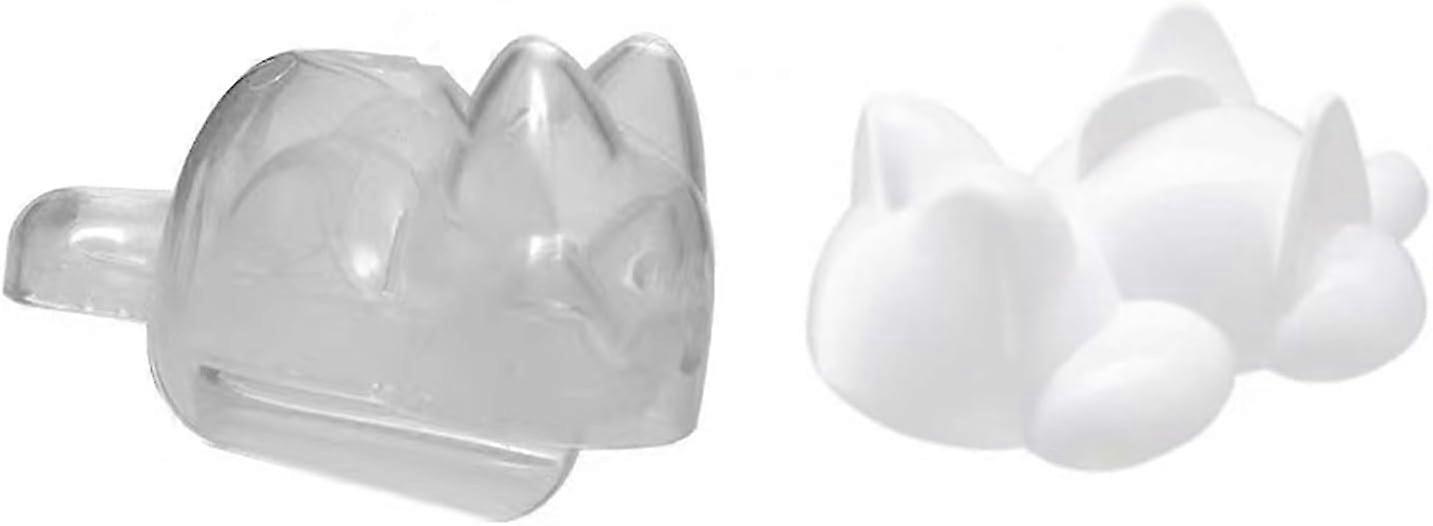 Handmade Plastic Cat Shaped Sushi Mold with Multiple Facial Expressions for Creative Rice Making