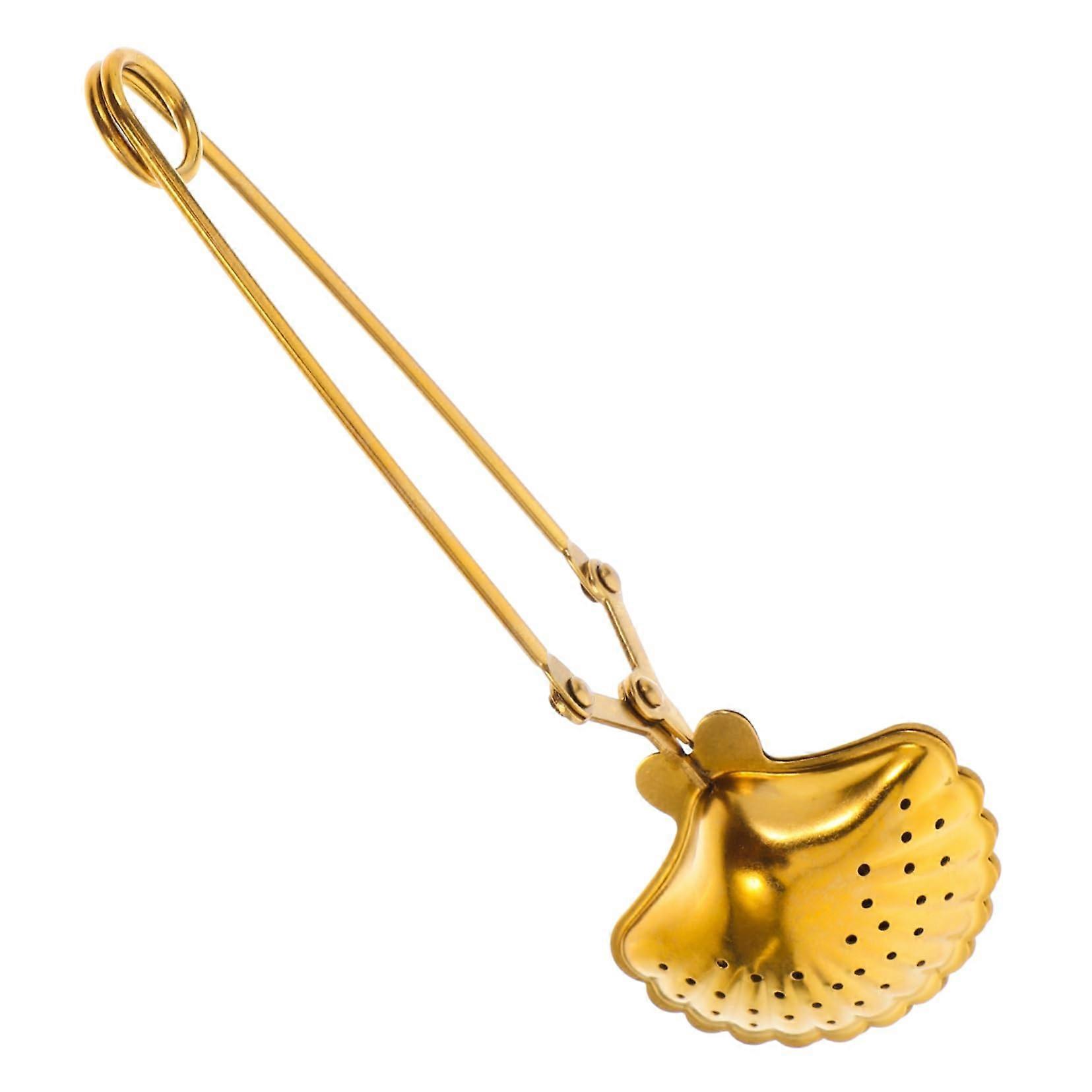 Stainless Steel Tea Infuser with Fine Mesh for Loose Leaf Tea, Elegant Unique Shape Filter Spoon