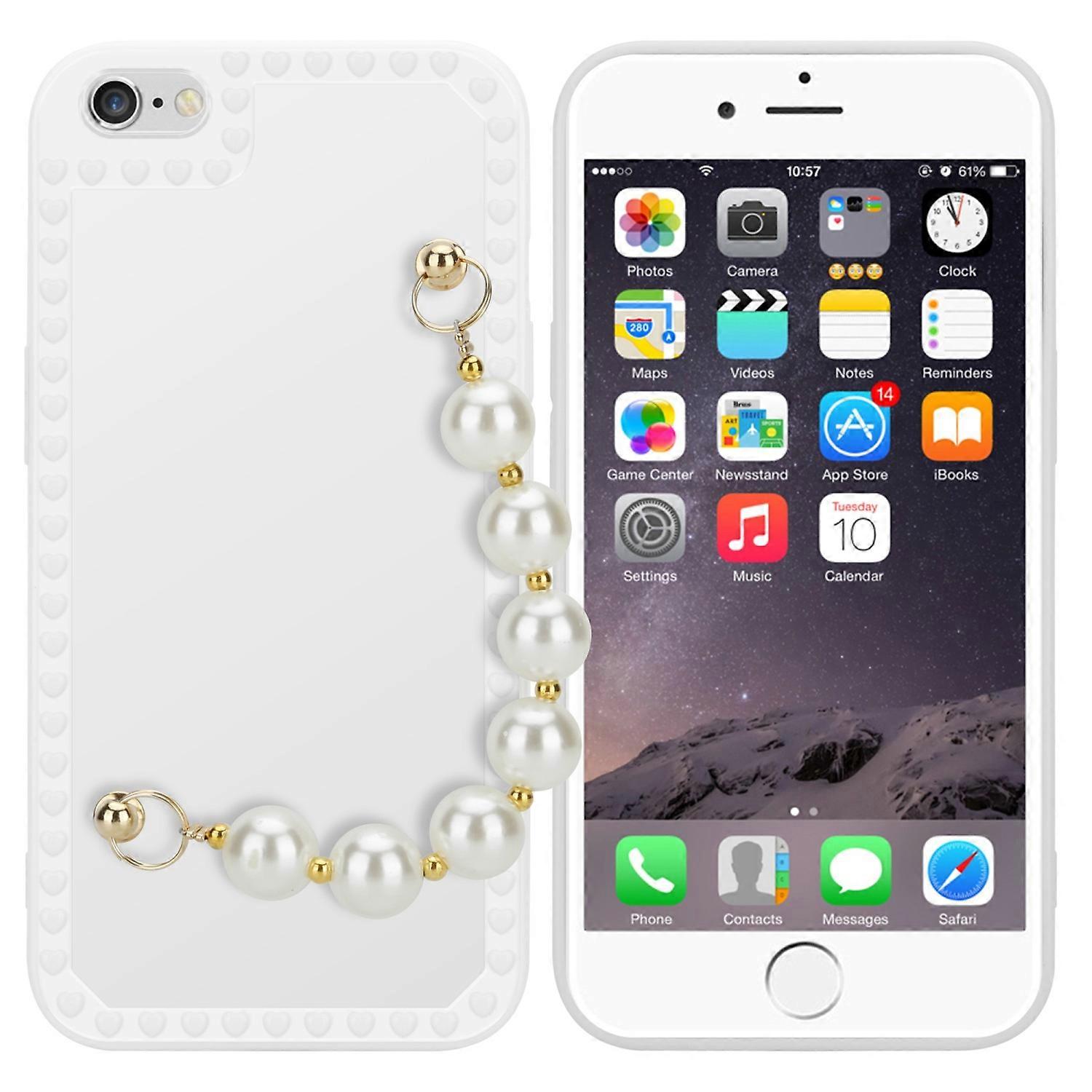 iPhone 6 / 6S Protective Case TPU Case - with Pearl Chain